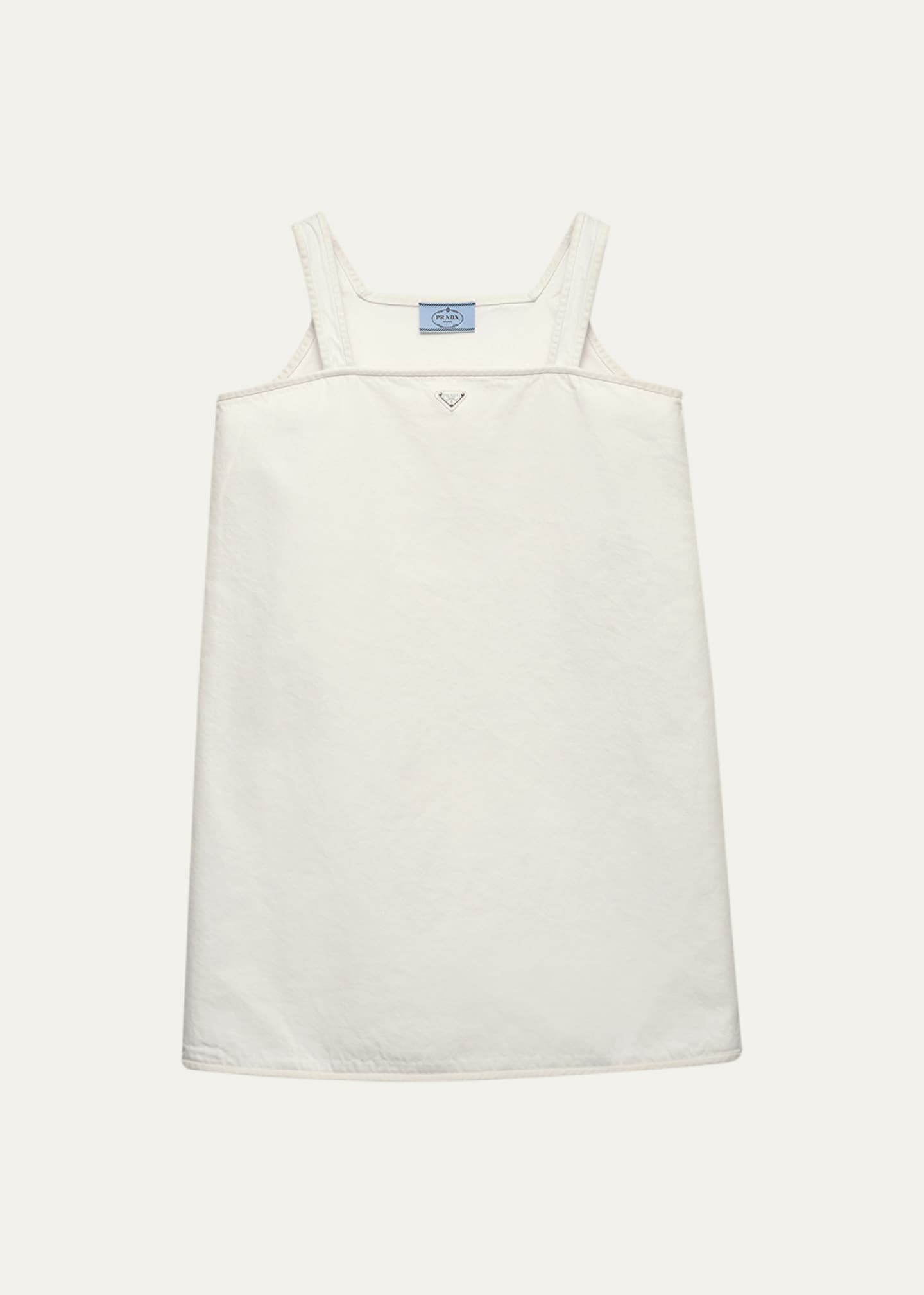Prada Old Denim Mini Dress - Bergdorf Goodman