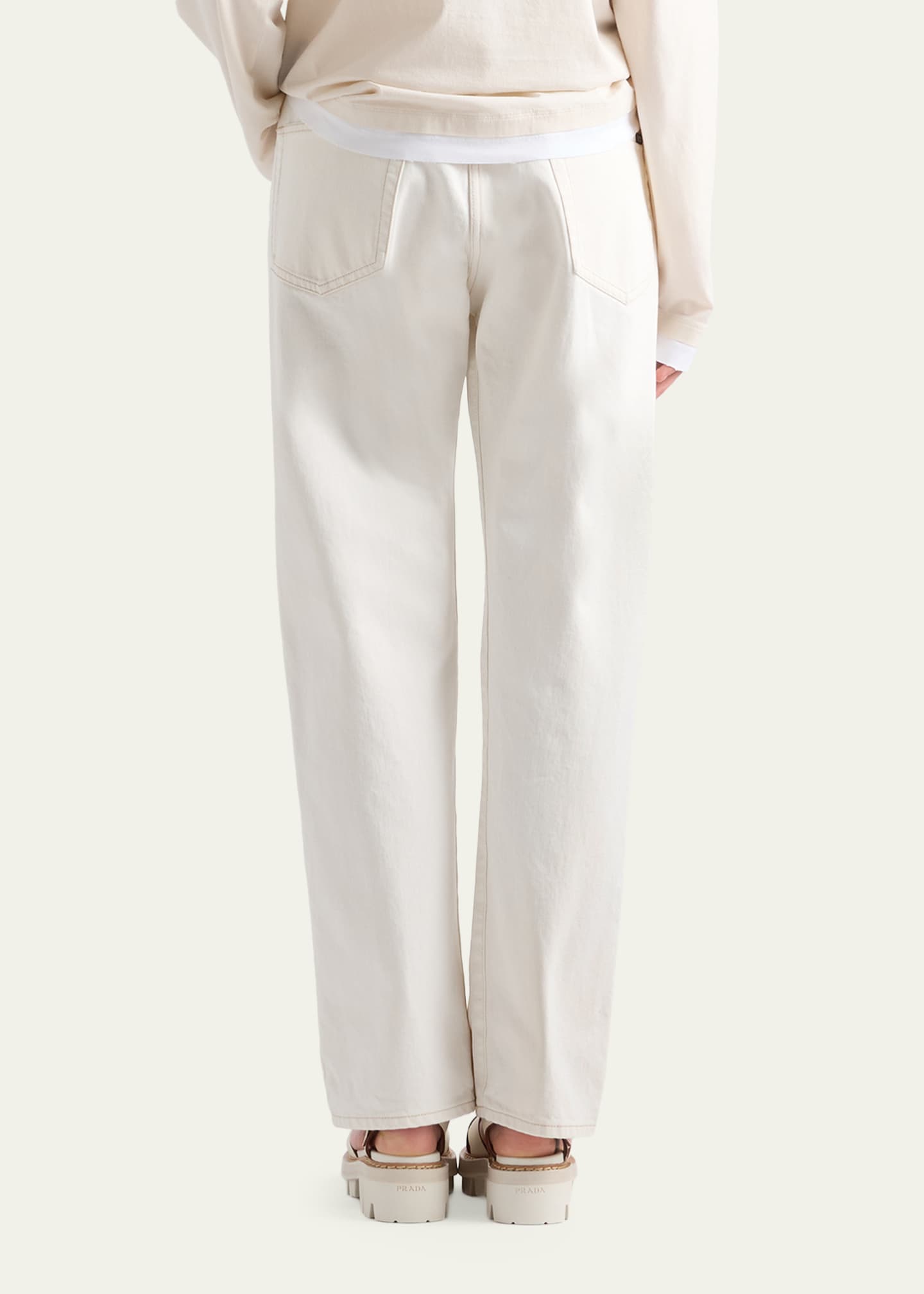 Prada Old Denim Five-Pocket Jeans - Bergdorf Goodman