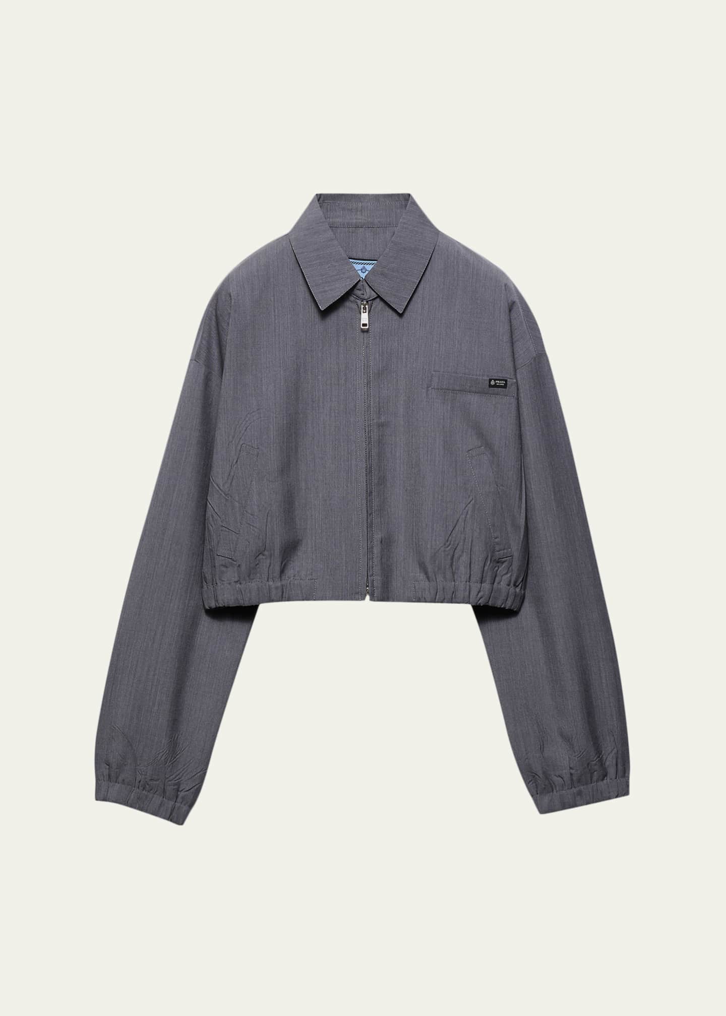 Prada Light Mohair Blouson Jacket - Bergdorf Goodman