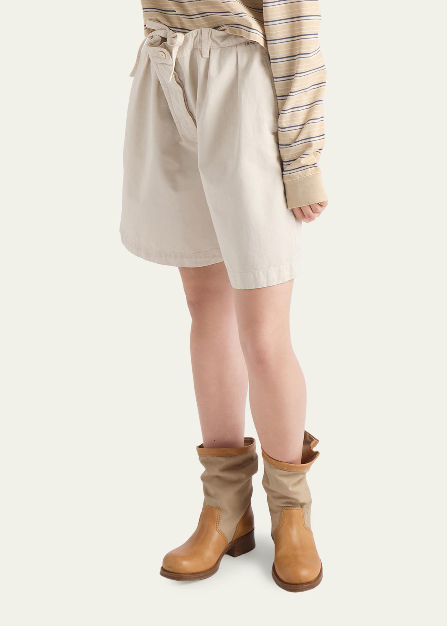 PRADA ショート　ハーフ　パンツ Y's GUCCI jil sander Prada Old Gabardine Cotton Bermuda Shorts - Bergdorf Goodman