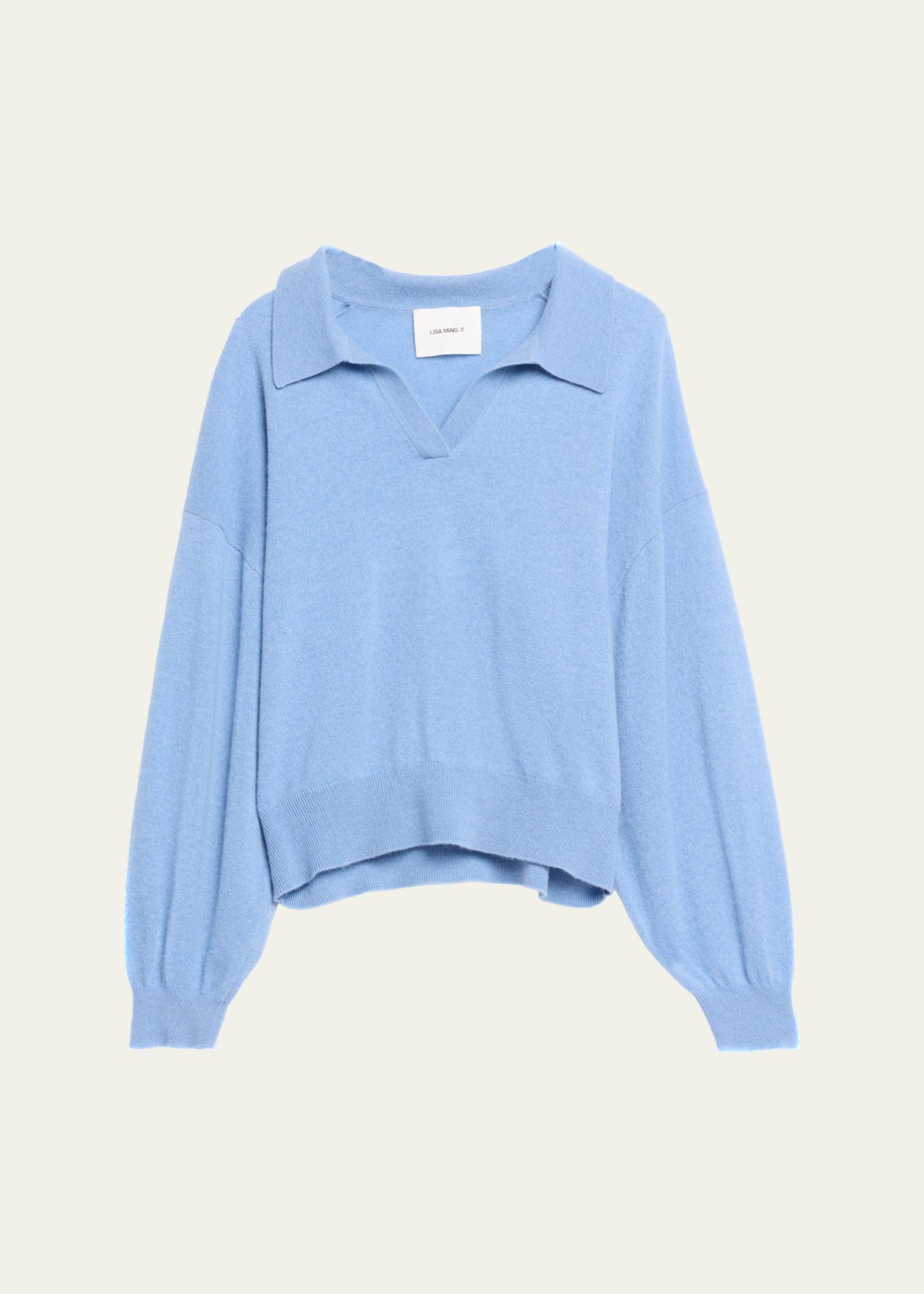 Lisa Yang Katriel Cashmere Polo Sweater - Bergdorf Goodman