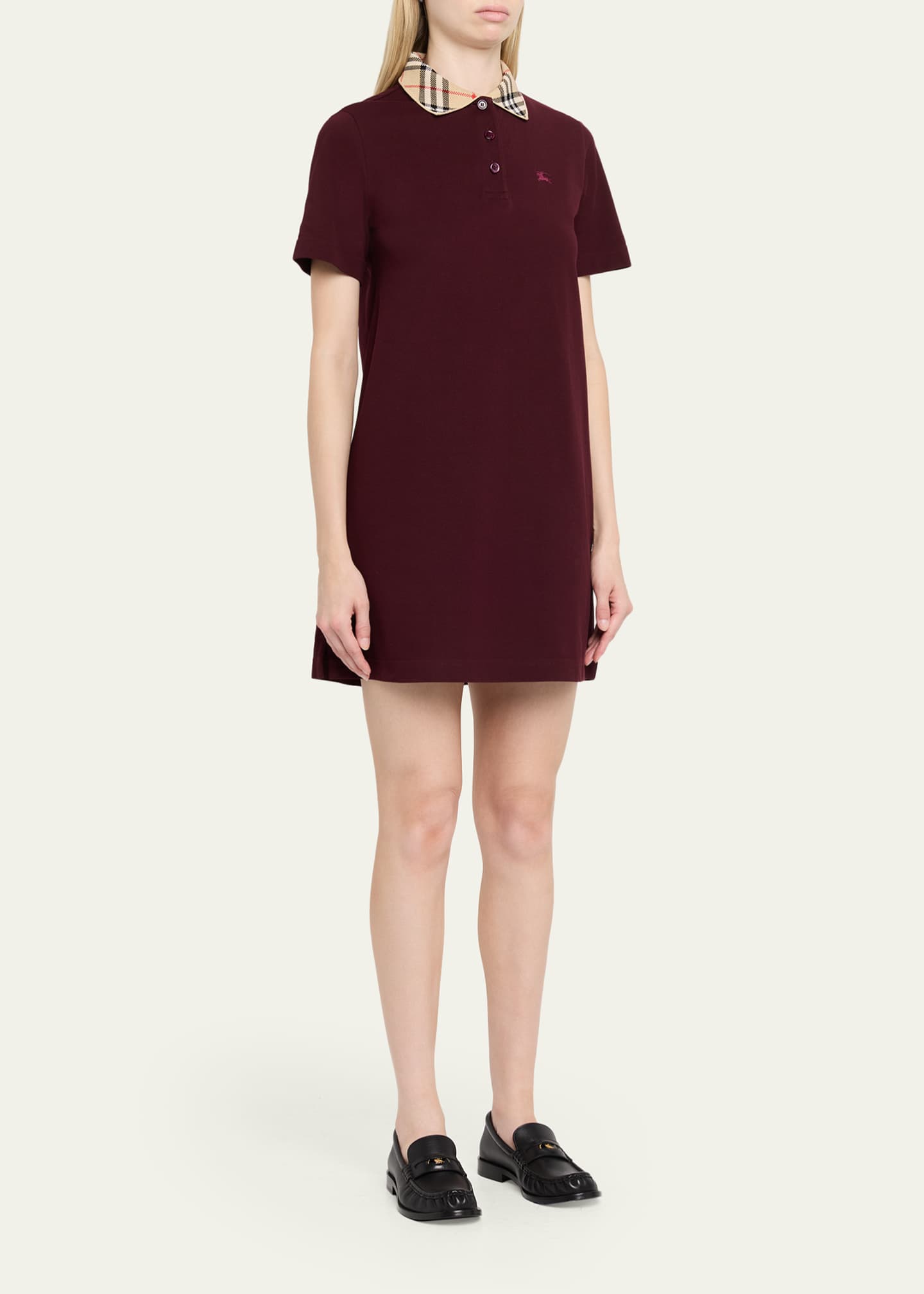 burberry mini dress Burberry Ada Pleated Wrap Mini Dress