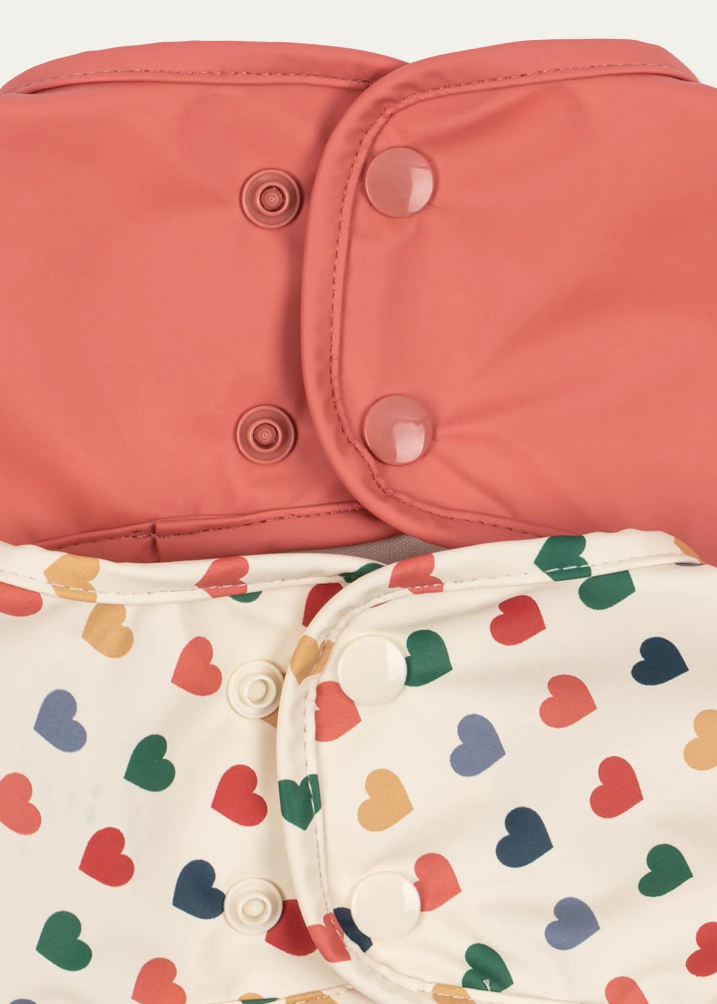 Konges Slojd Kid's 2-Pack Dinner Bibs with Sleeves, Size 6M-3 ...