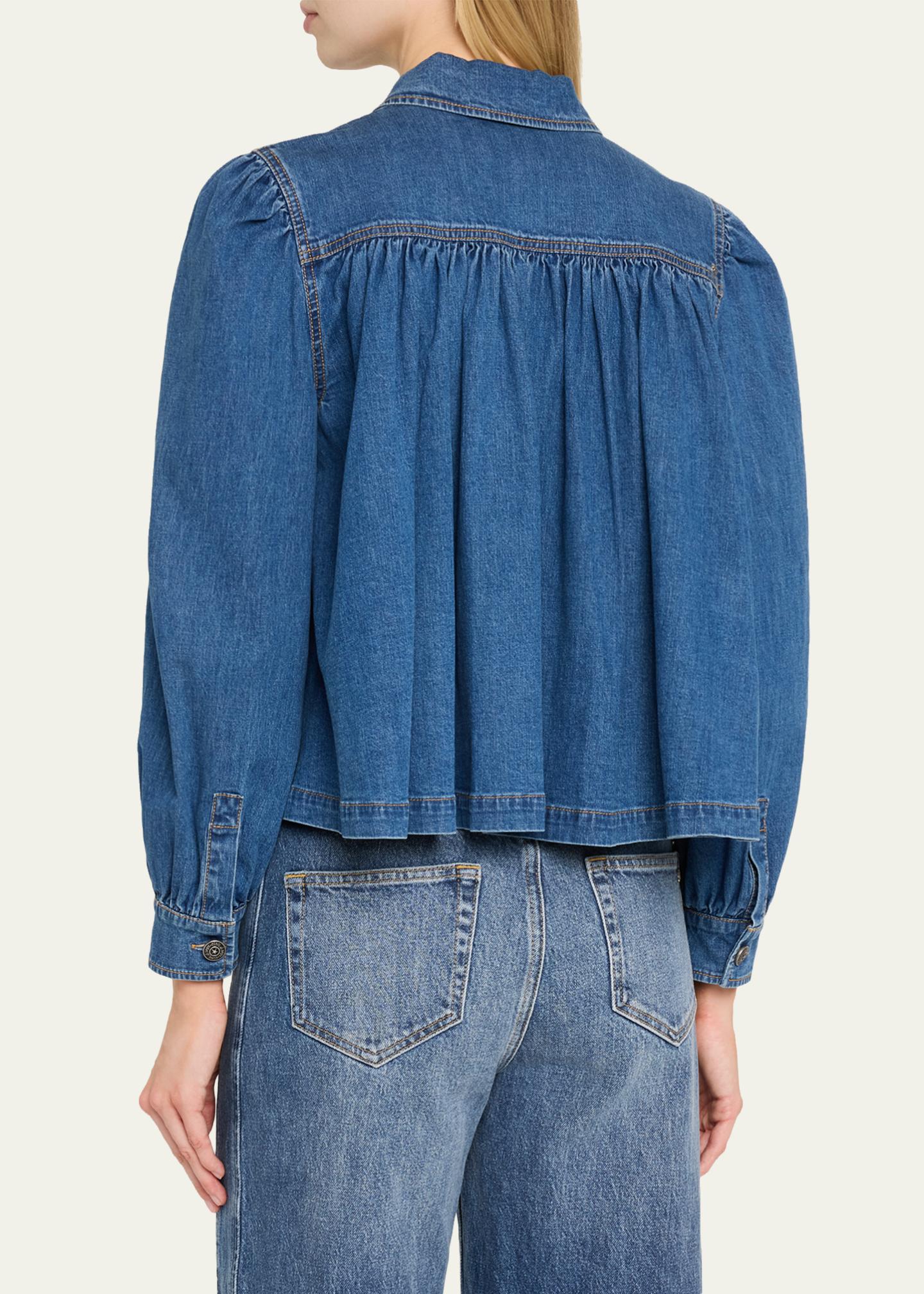 Cinq à Sept Lyla Denim Swing Jacket - Bergdorf Goodman