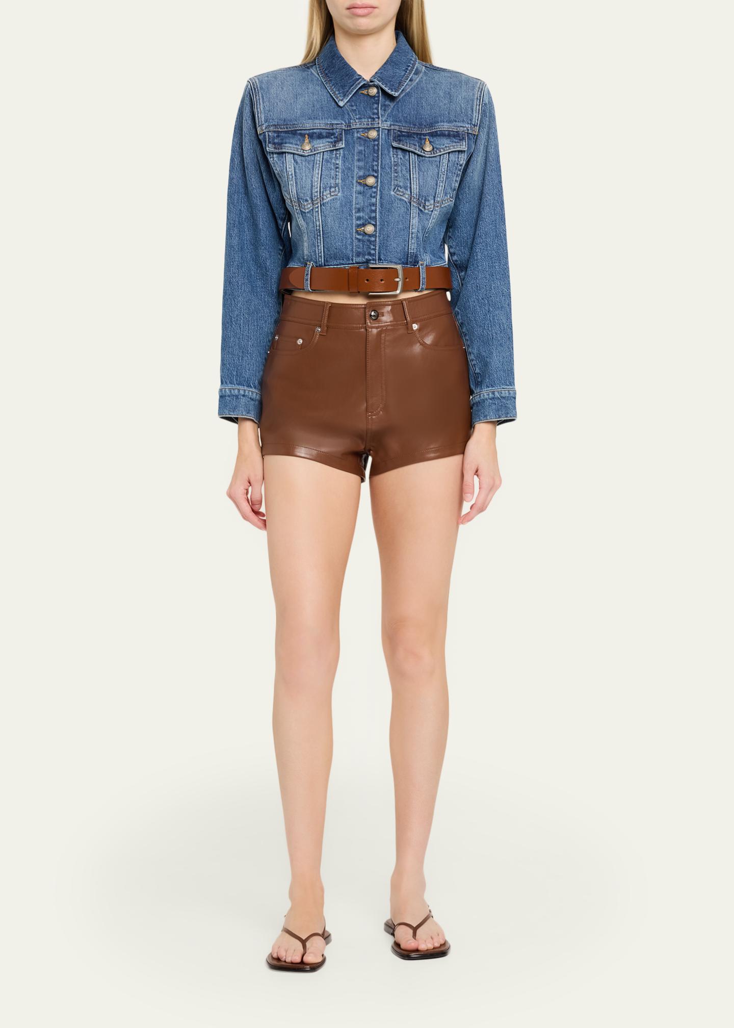 ［完売品］ODOR Parel leather shorts 完売品］ODOR Parel leather shorts 完売品］ODOR Parel leather