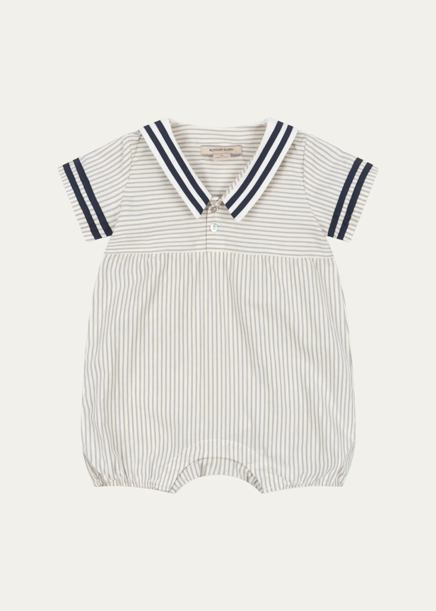 Konges Slojd Boy's Allie Sailor Romper, Size 0M-3 - Bergdorf Goodman