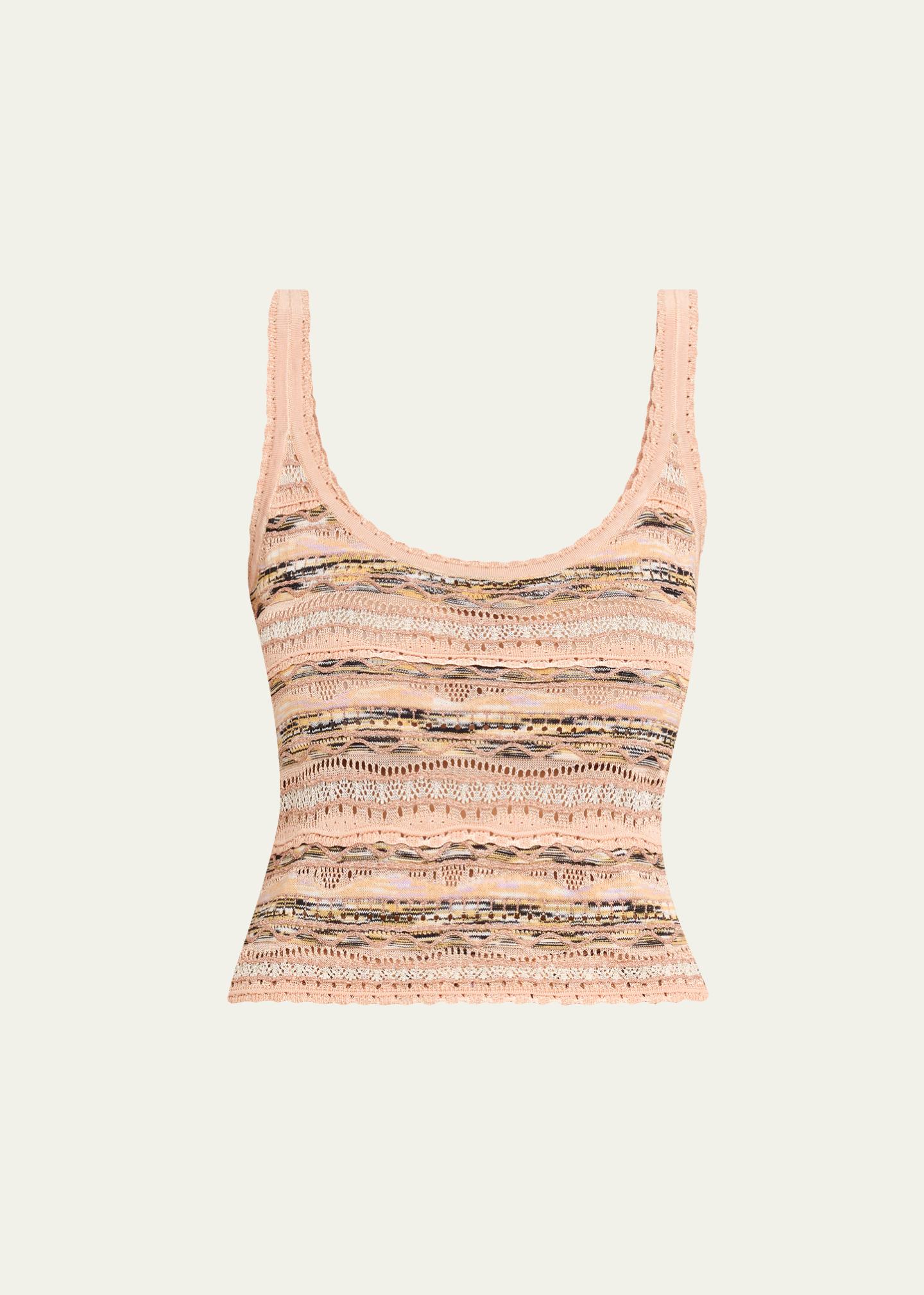 Ulla Johnson Clotilde Wavy Knit Tank Top - Bergdorf Goodman