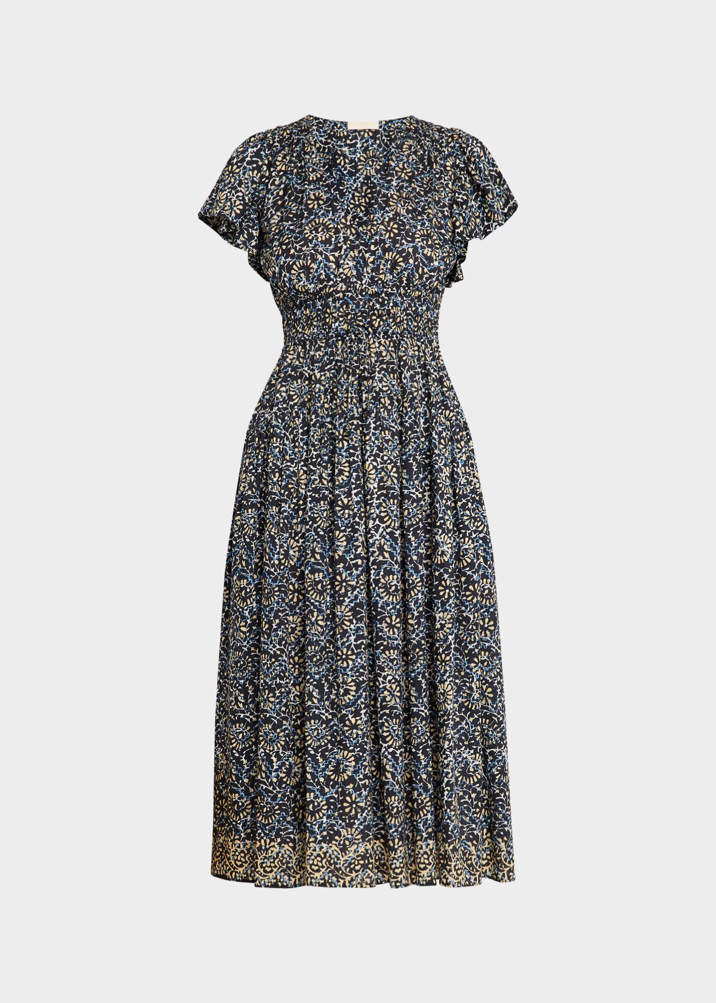 Ulla Johnson Lyria Printed Cotton Midi Dress
