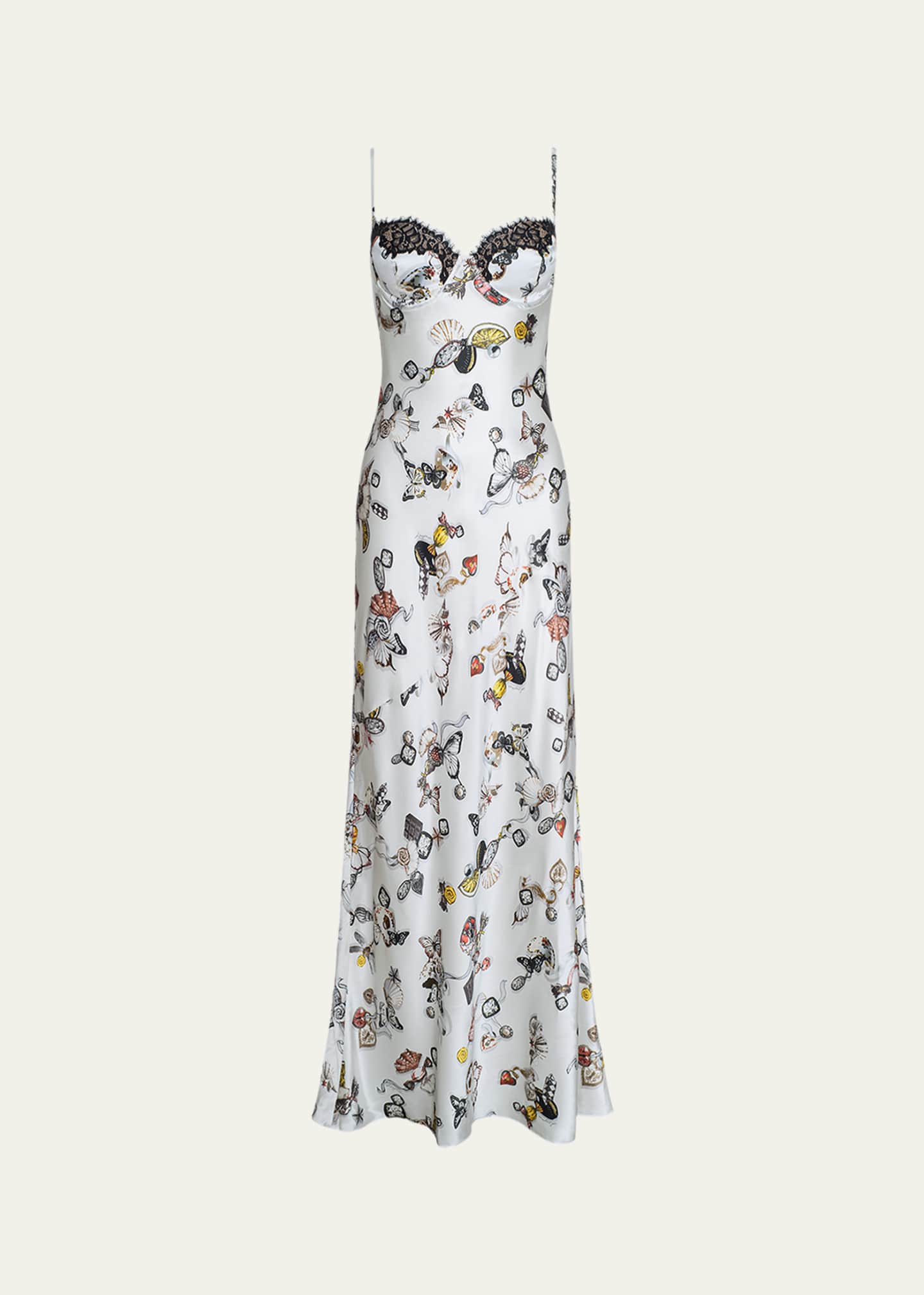 l'agence sayla silk maxi dress L'AGENCE Sayla Bias-Cut Silk Slipdress
