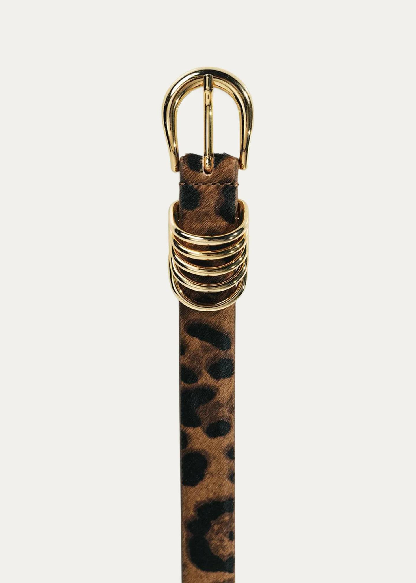Déhanche Hollyhock Zebra-Print Calf Hair Belt - Bergdorf Goodman