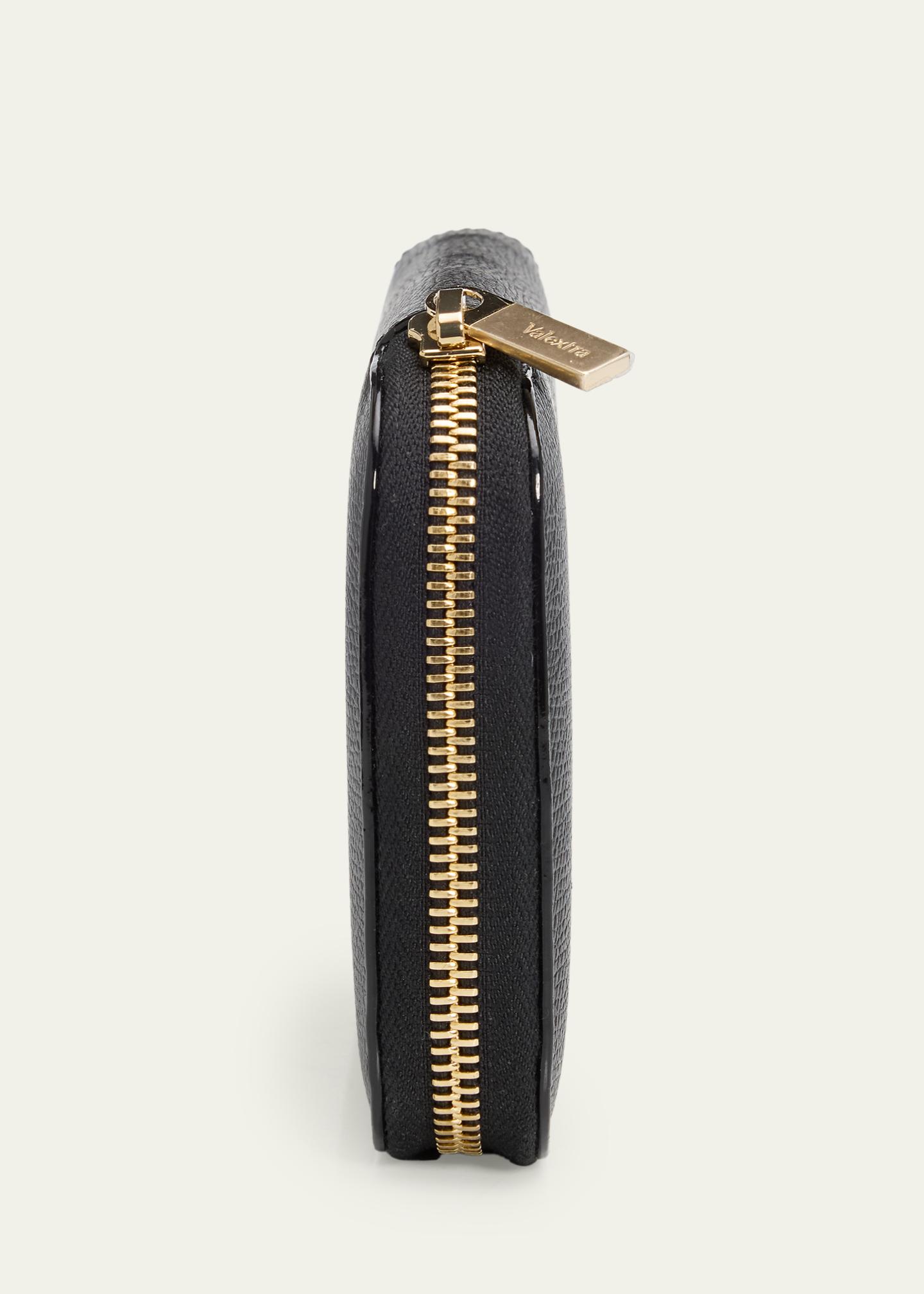 Valextra Men's Portafoglio Leather Zip-Around Wallet - Bergdorf
