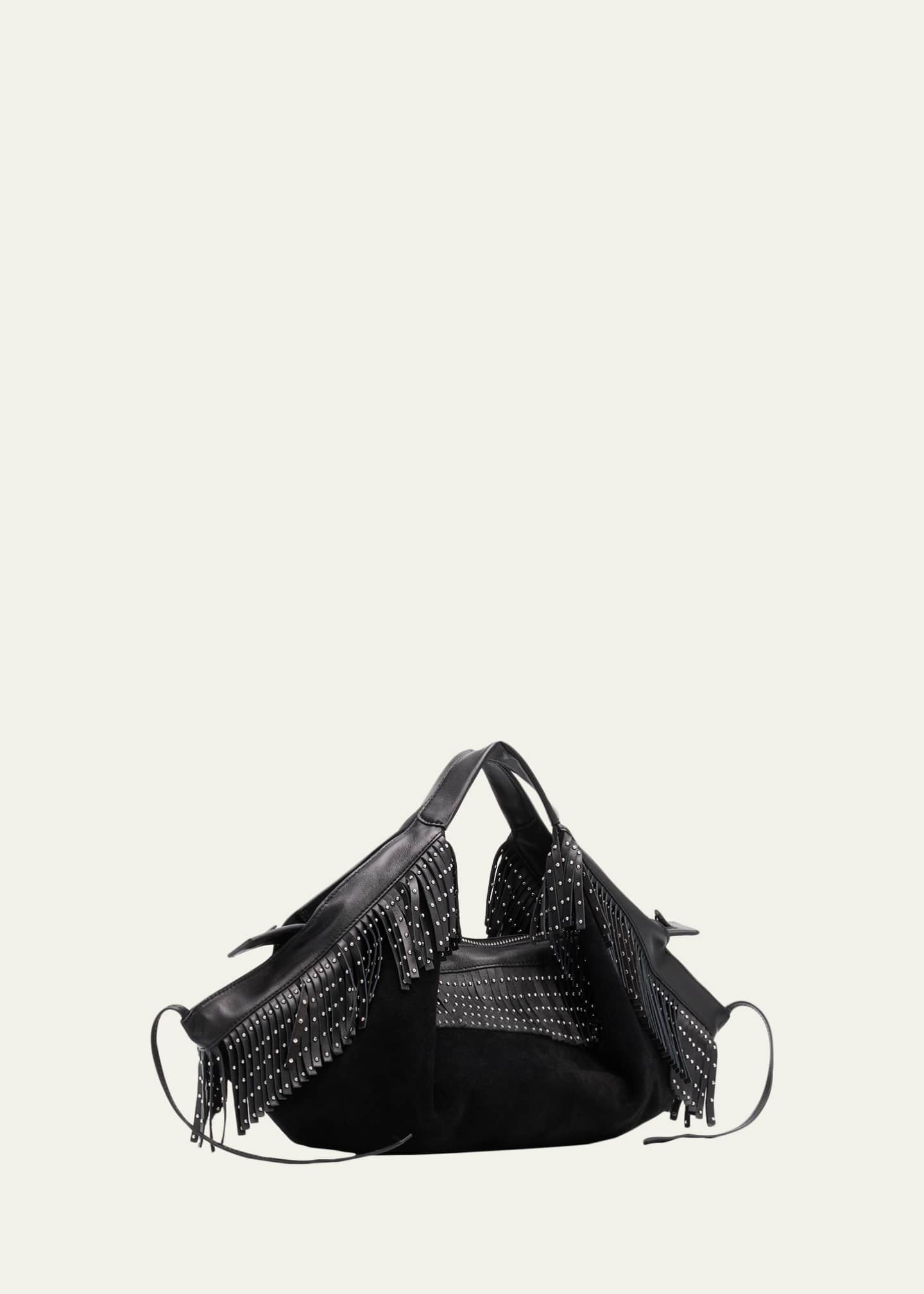 3.1 Phillip Lim Luna Fringed Suede Shoulder Bag - Bergdorf Goodman