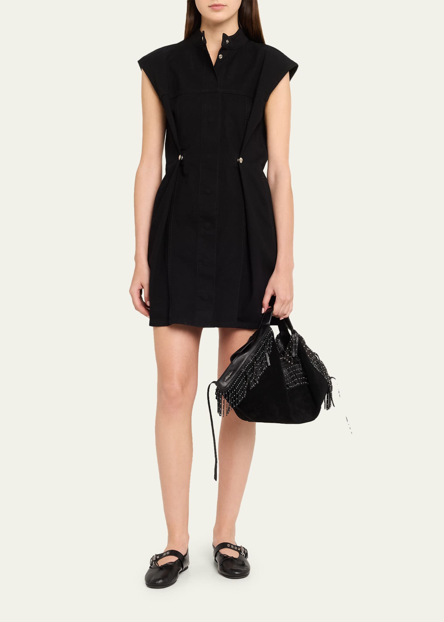3.1 Phillip Lim Luna Fringed Suede Shoulder Bag - Bergdorf Goodman