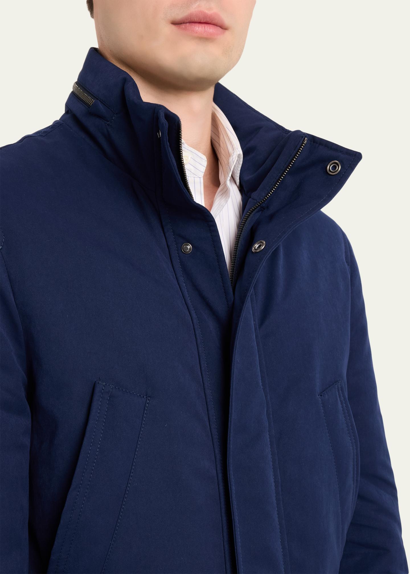 Brunello Cucinelli Men's Water-Resistant Flap-Pocket Field Jacket