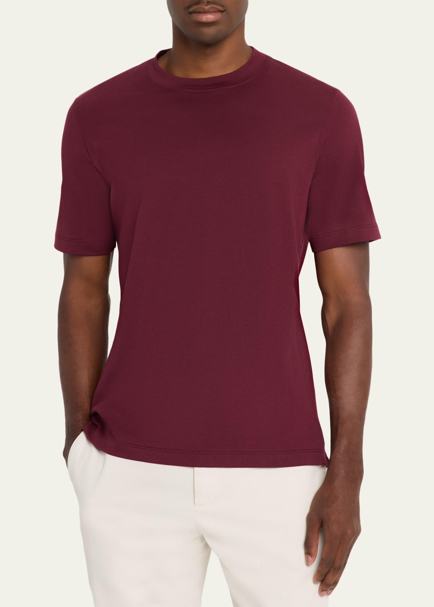 Brunello Cucinelli Men's Cotton Jersey Solid Crewneck T-Shirt