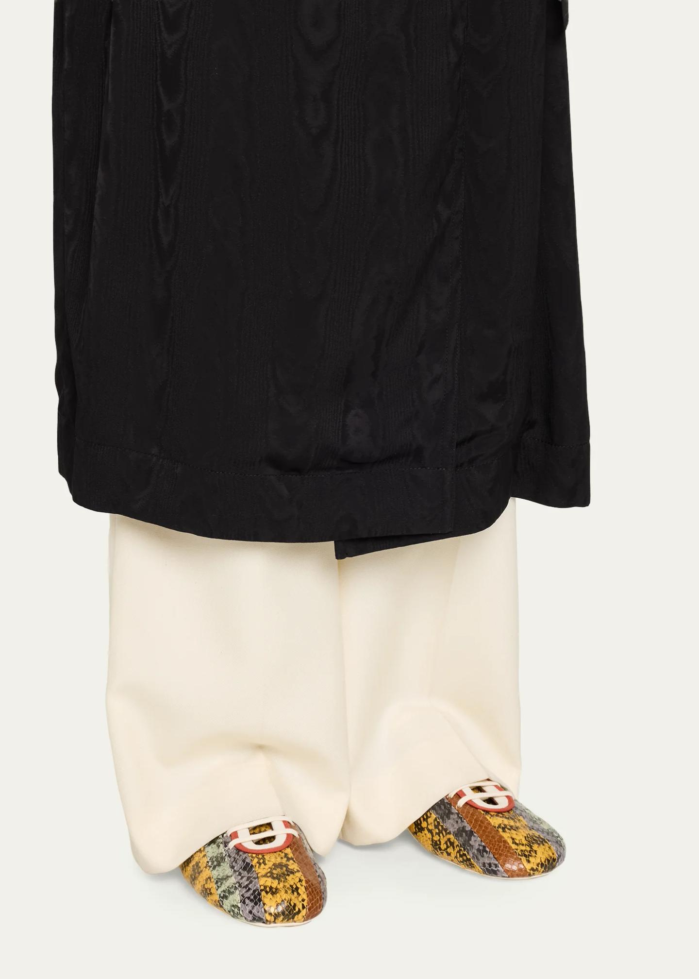 Dries Van Noten Multi Snake-Embossed Leather Low-Top Sneakers ...