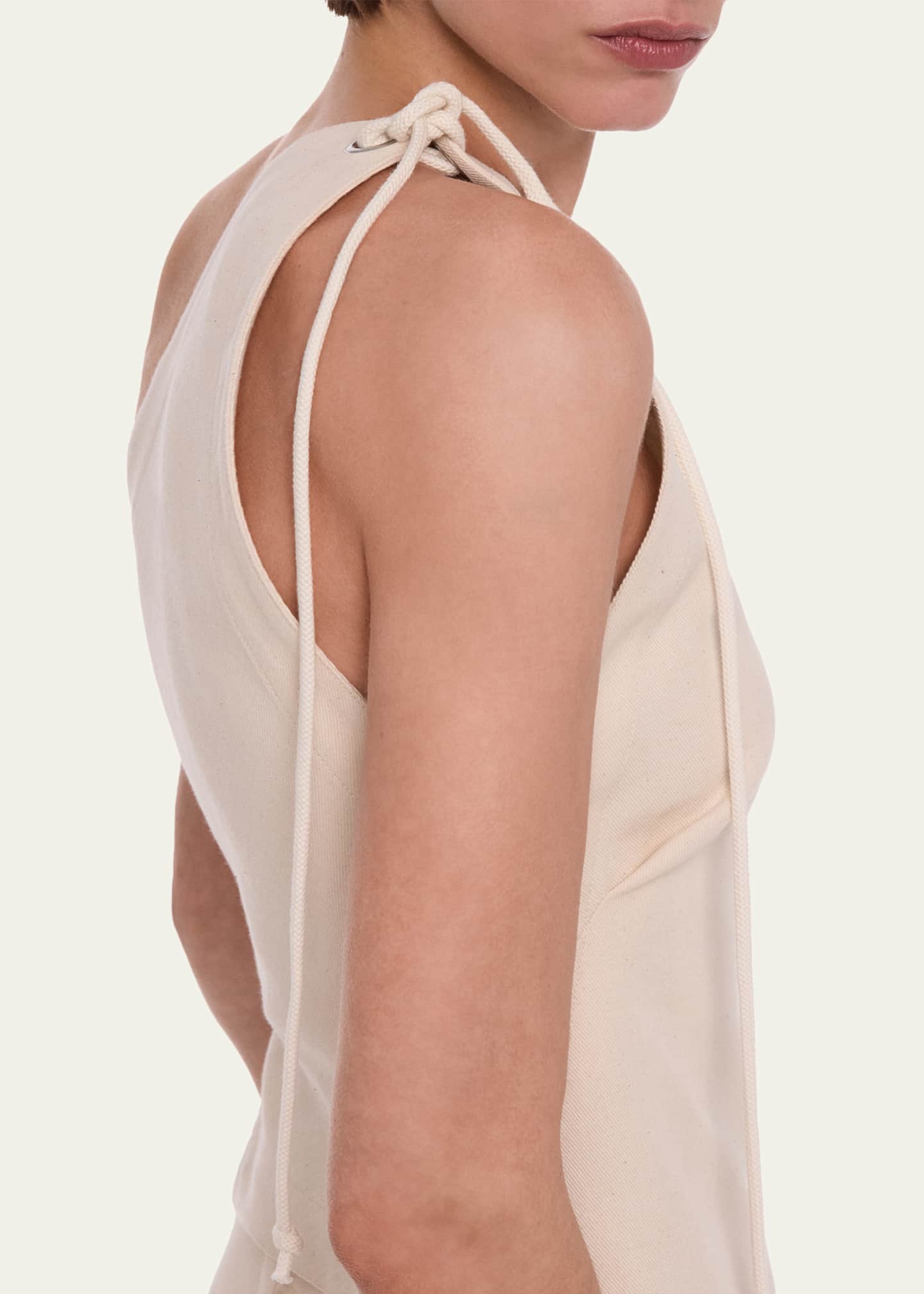 Helmut Lang Asymmetric One-Shoulder Sailor Top - Bergdorf Goodman