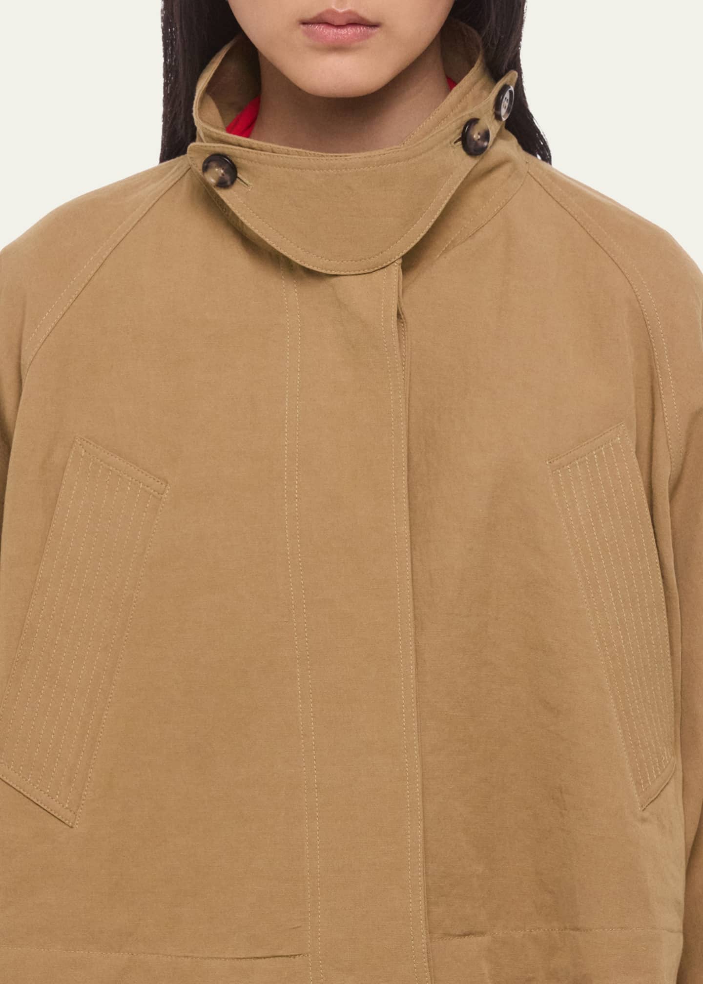 Helmut Lang Cropped Trench Jacket - Bergdorf Goodman