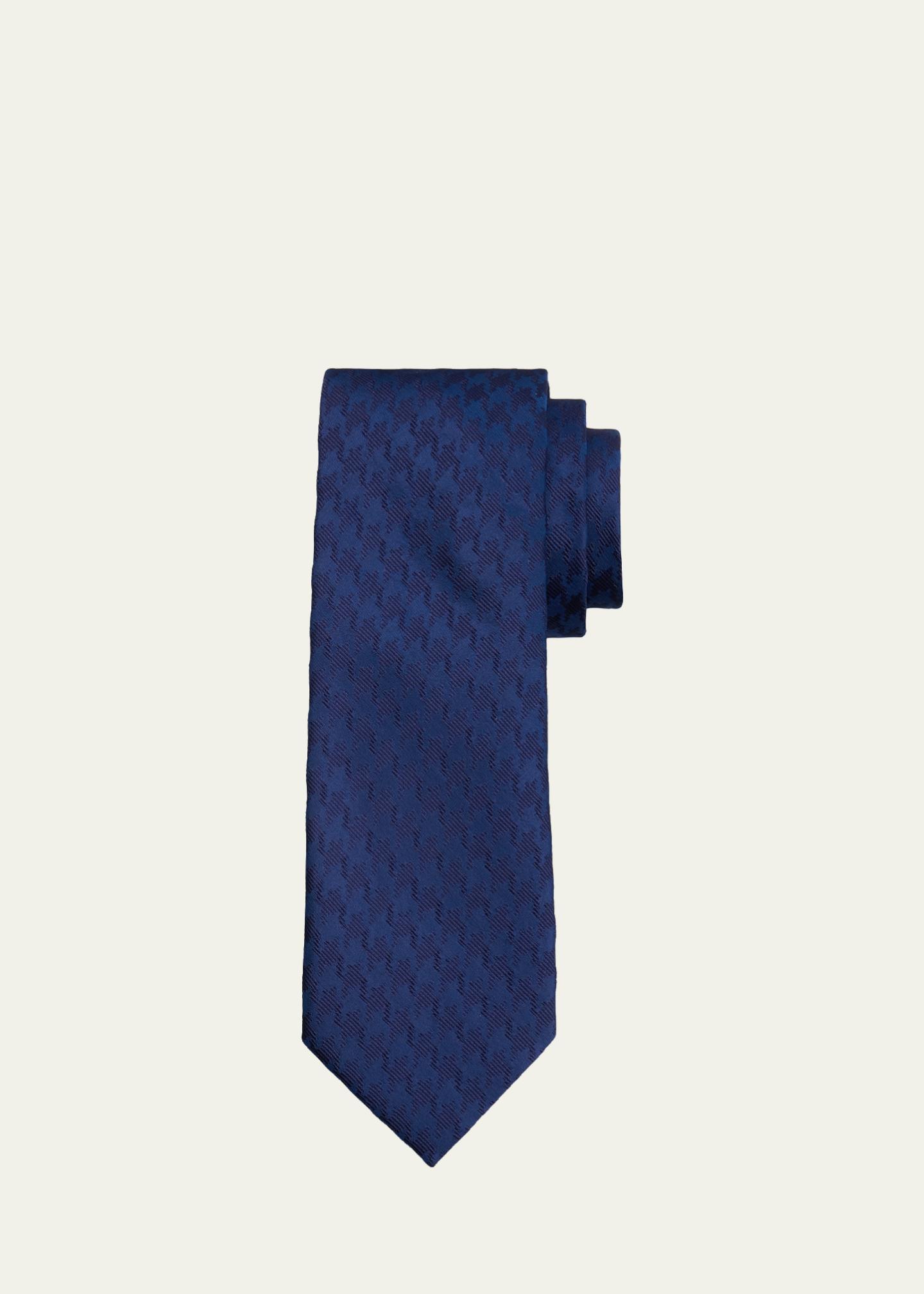 TOM FORD Men's Textured Tonal Jacquard Linen Tie - Bergdorf Goodman