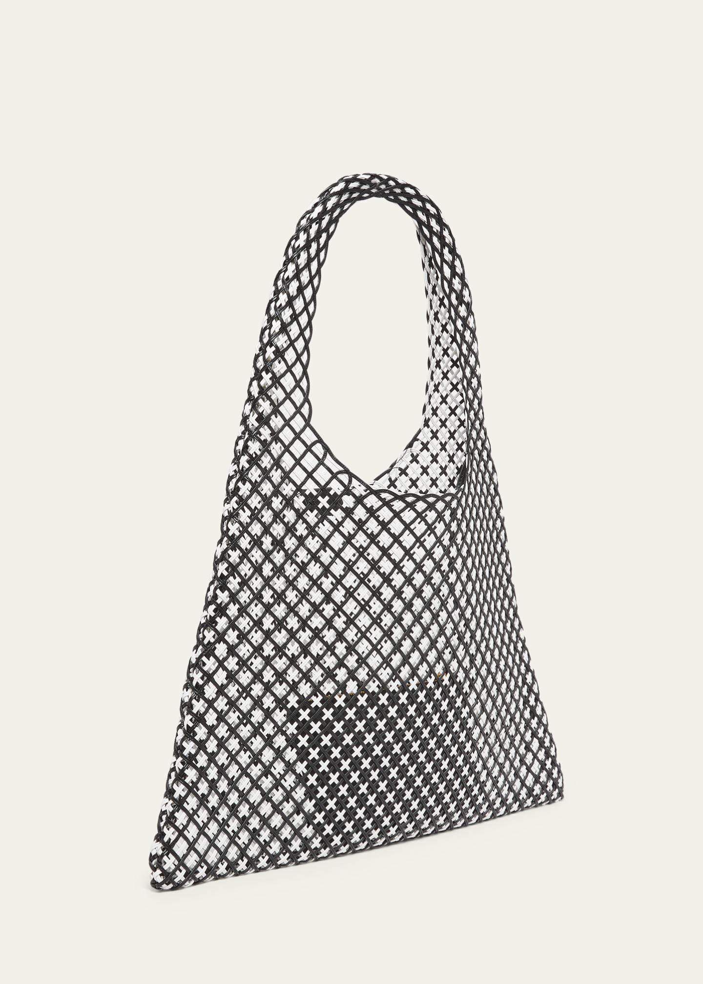 ALAÏA Woven Leather Hobo Bag - Bergdorf Goodman