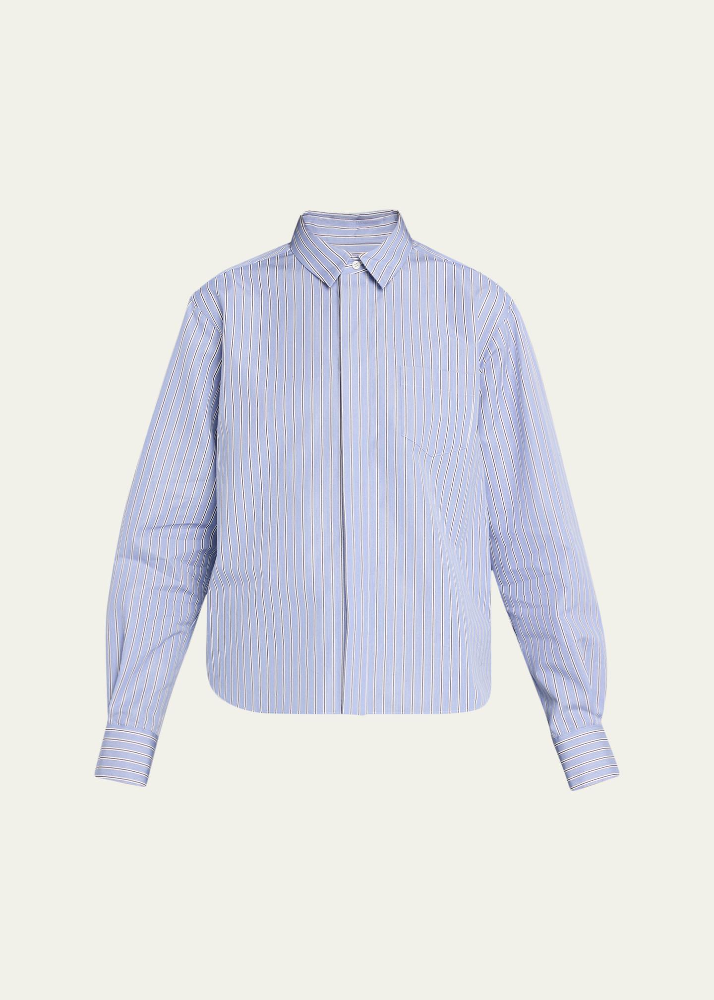 sacai Cotton Poplin Shirt - Bergdorf Goodman