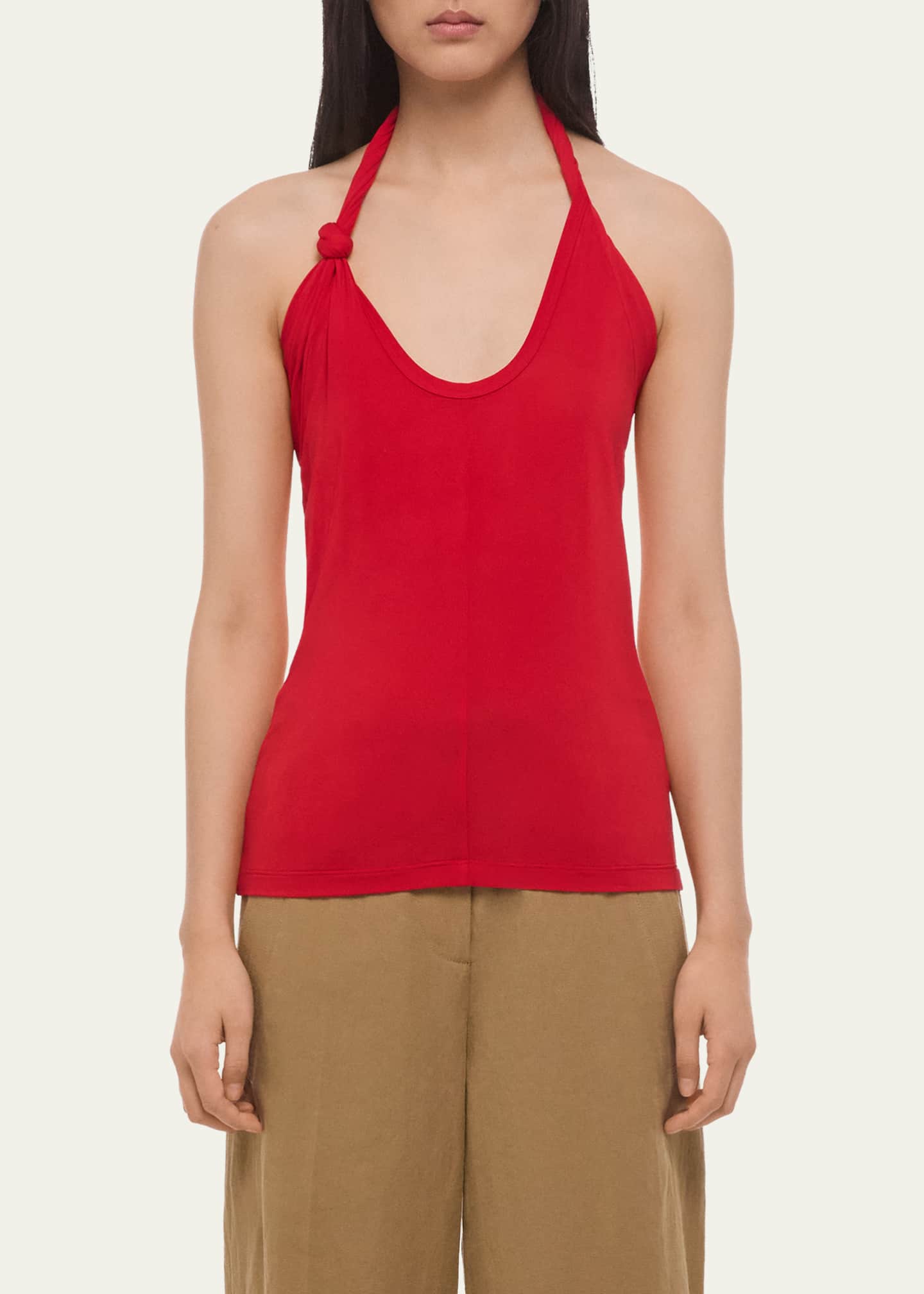 HELMUT LANG 総柄 タンクトップ Helmut Lang Twisted Dancer Top - Bergdorf Goodman
