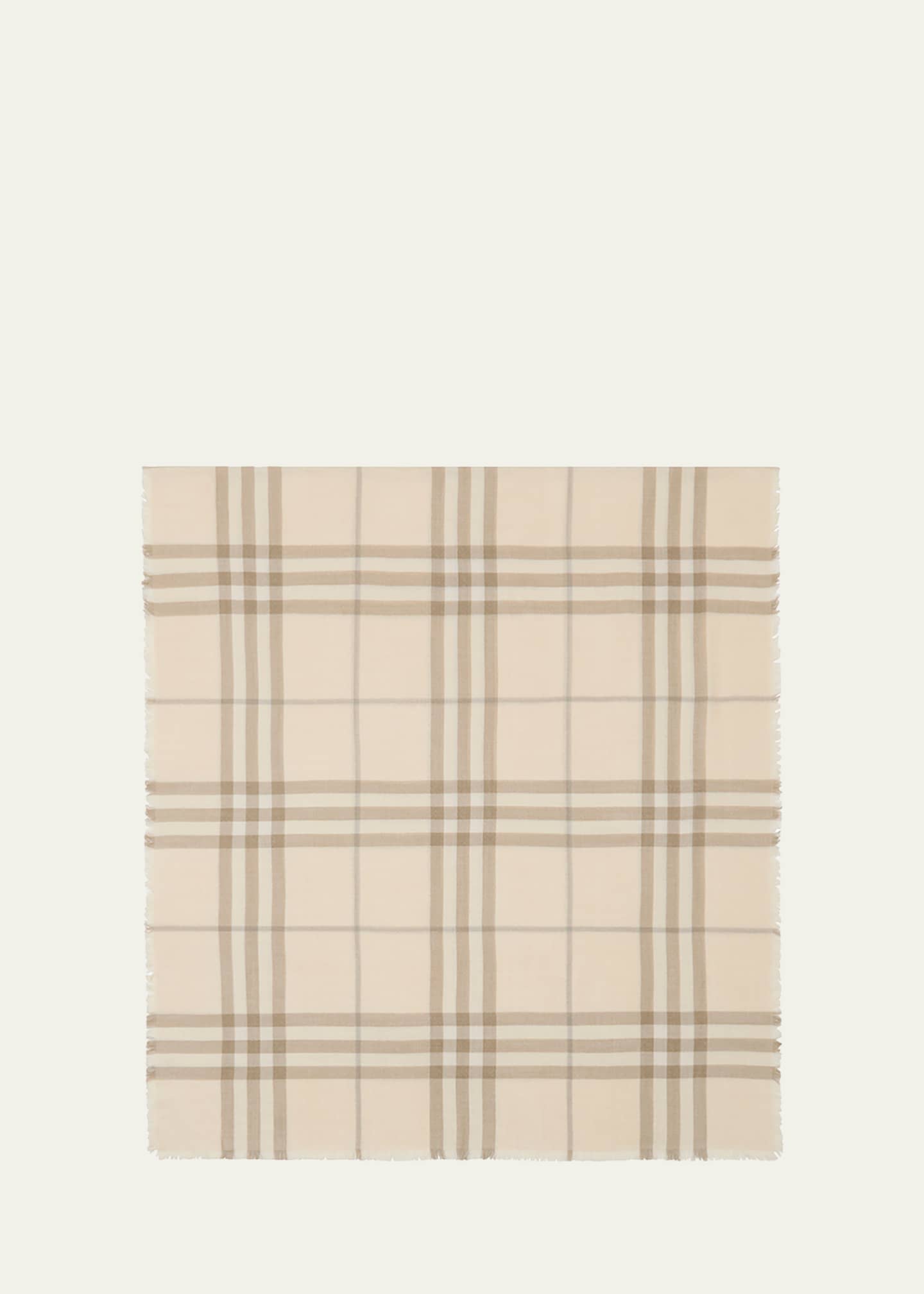 BURBERRY クイックシーツ D 140×200cm Burberry Wide Reversible Check Wool Silk Scarf - Bergdorf Goodman