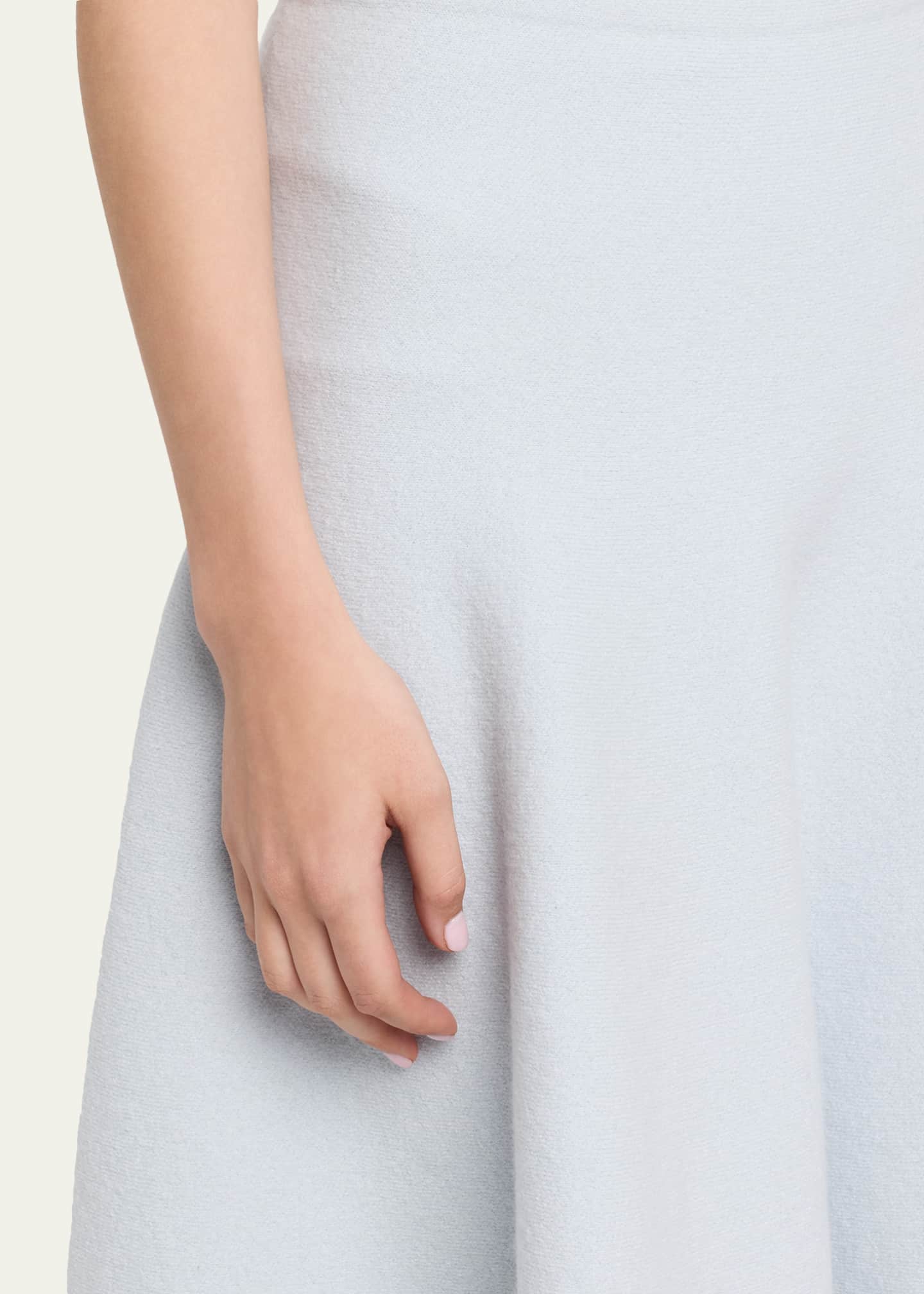 Brandon Maxwell Miller Structured Wool Midi Skirt - Bergdorf Goodman