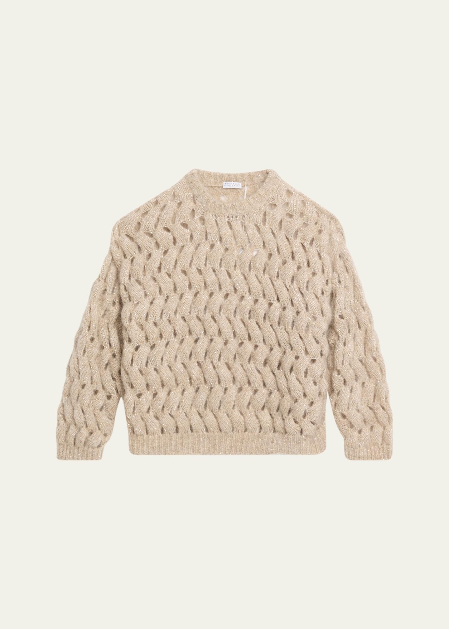 Brunello Cucinelli Winter Ocean Wave Mohair Sweater - Bergdorf Goodman