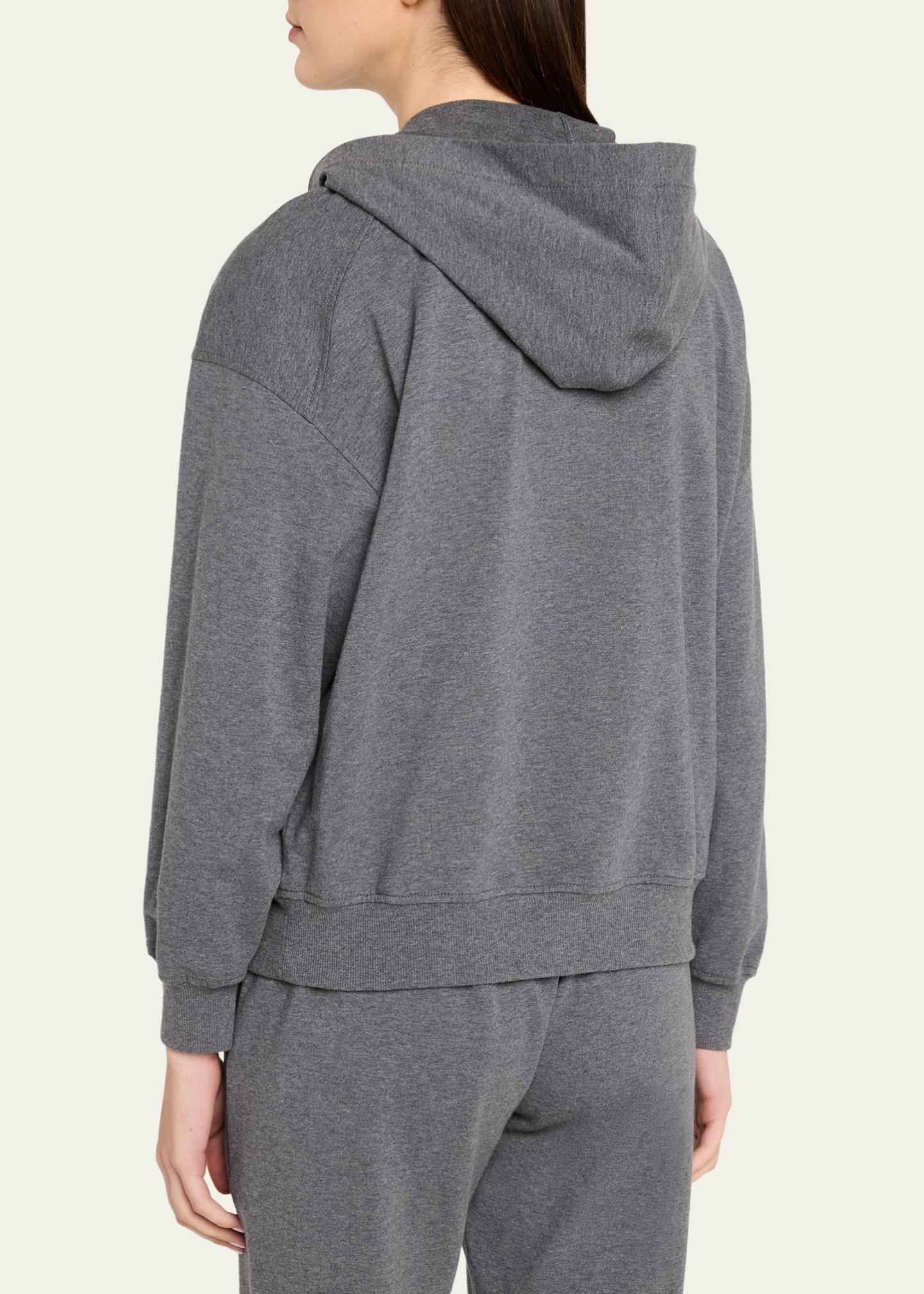 Brunello Cucinelli Light Cotton Fleece Zip Track Jacket - Bergdorf