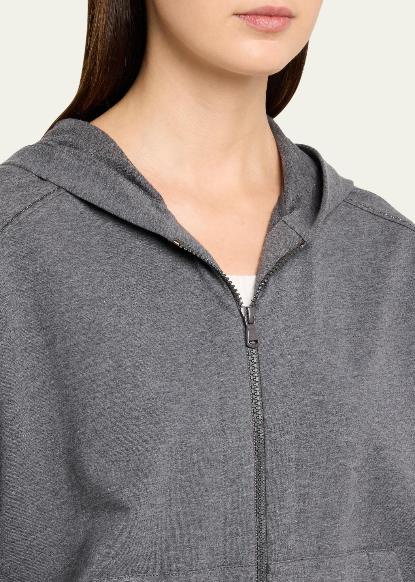 Brunello Cucinelli Light Cotton Fleece Zip Track Jacket - Bergdorf