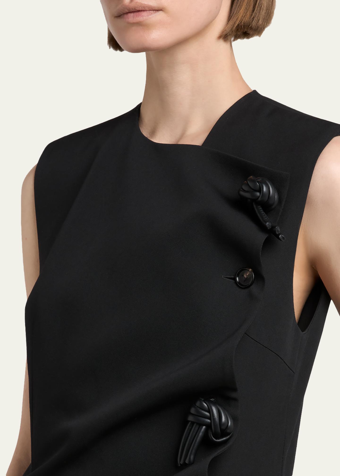 Bottega Veneta Asymmetric Neck Shift Maxi Dress - Bergdorf Goodman