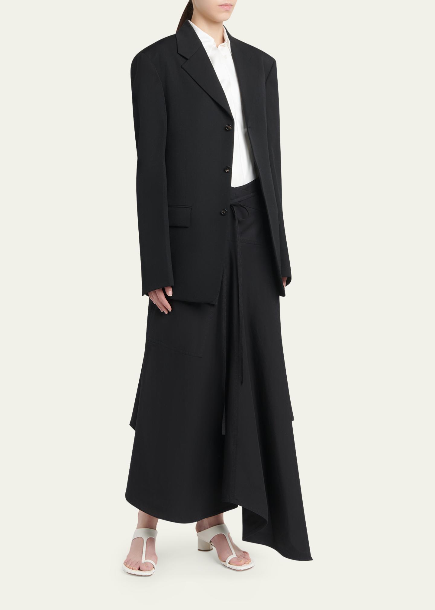 Bottega Veneta Oversized Single-Breasted Wool Blazer - Bergdorf