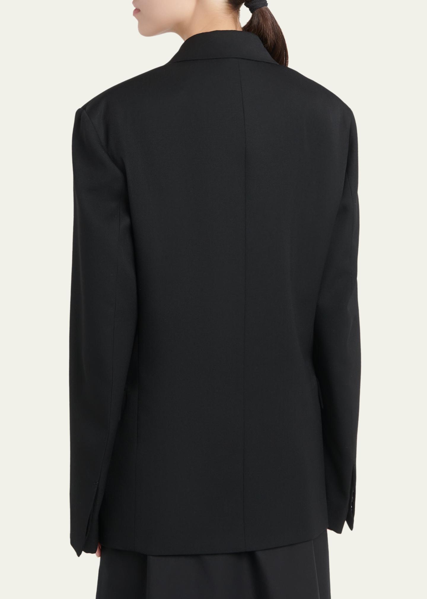 Bottega Veneta Oversized Single-Breasted Wool Blazer - Bergdorf