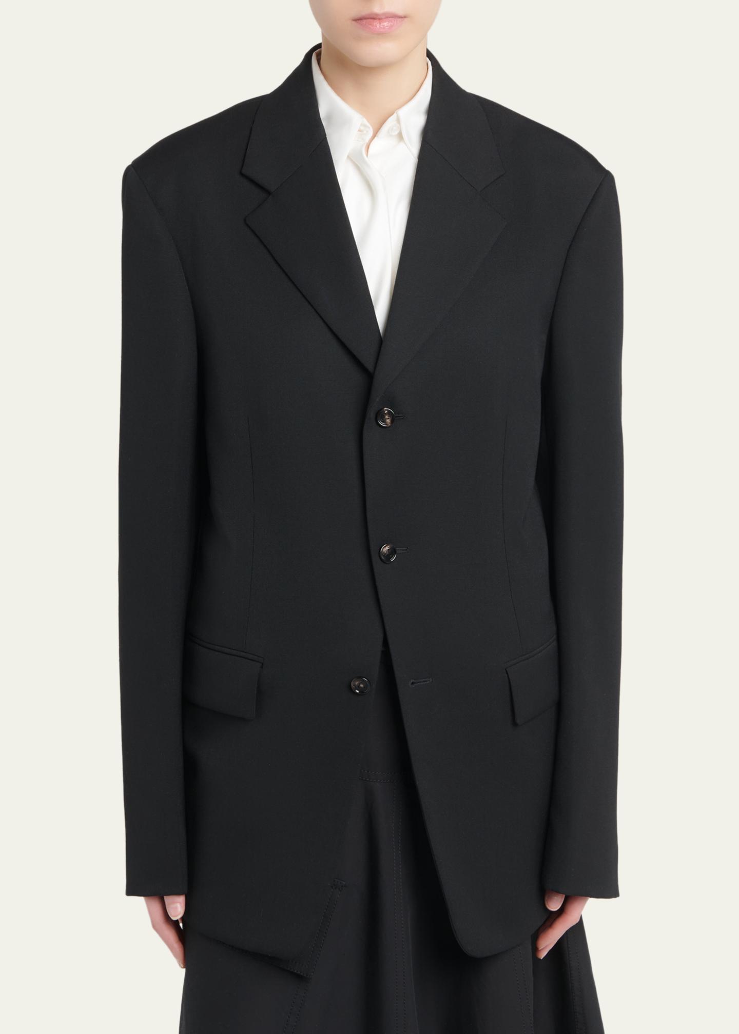 ✨美品✨BOTTEGA VENETA ウールモヘア スーツ 50 Bottega Veneta Oversized Single-Breasted Wool Blazer - Bergdorf