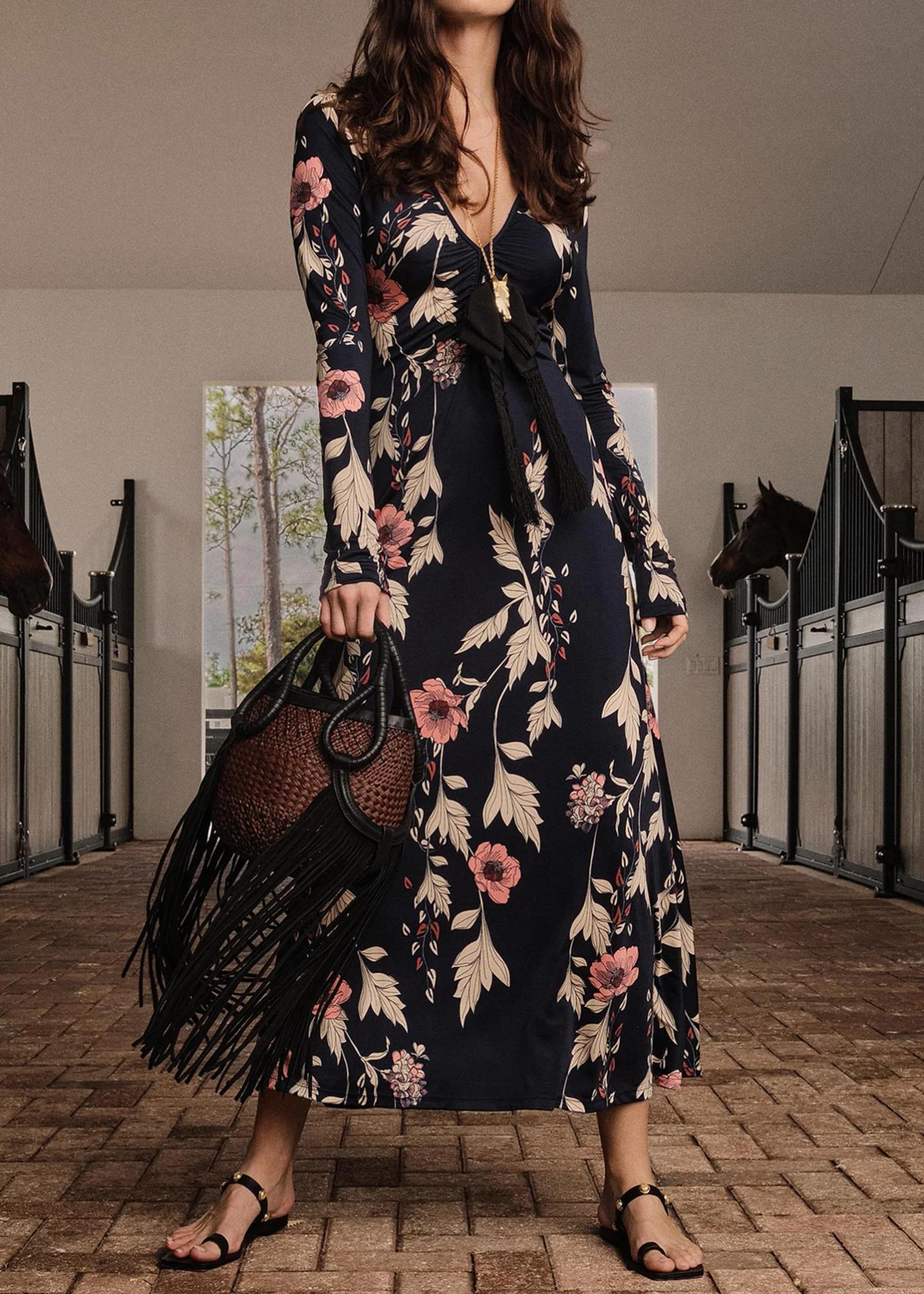 Johanna Ortiz Alma Bordada Maxi Dress