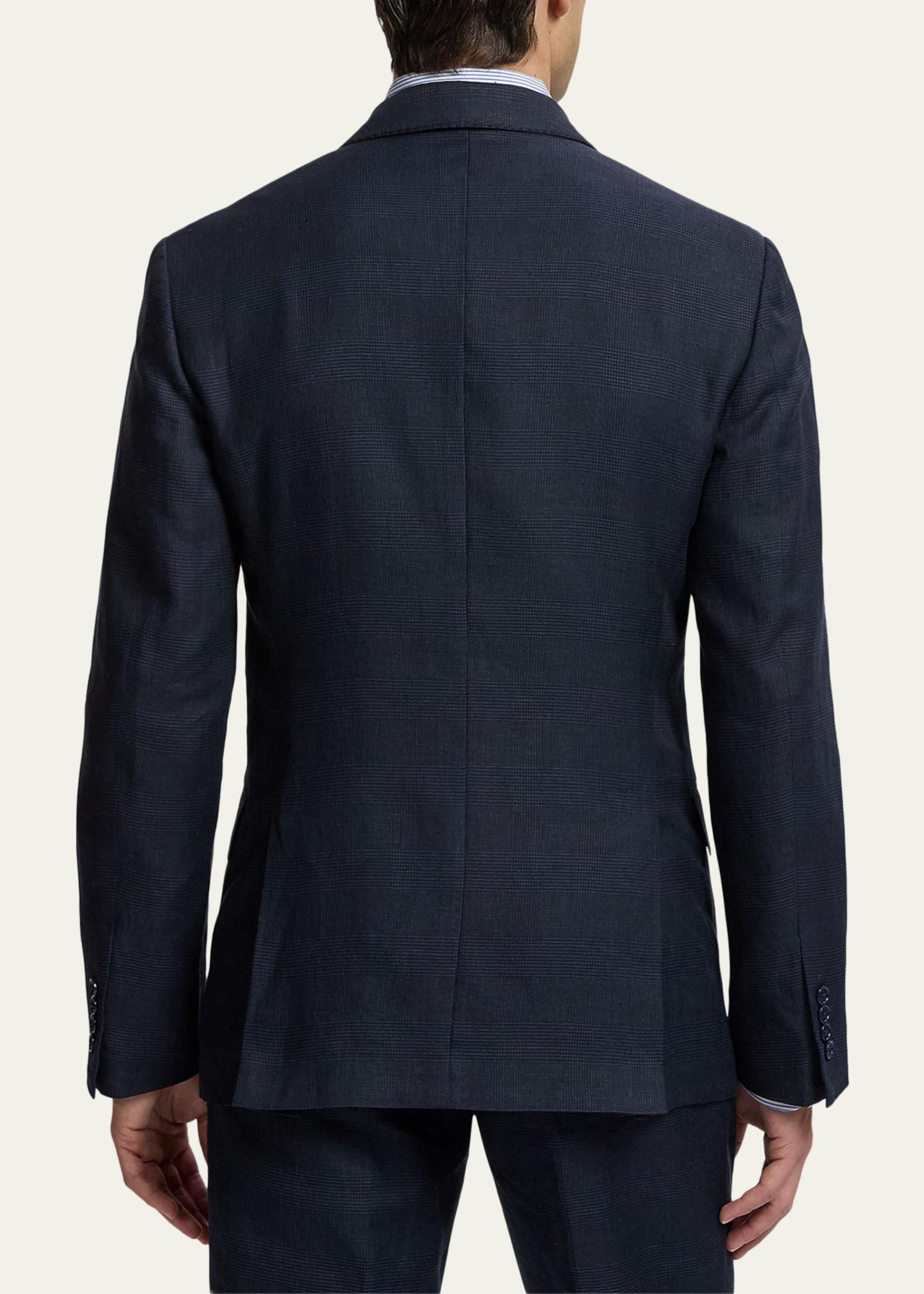 Ralph Lauren Purple Label Men's Cotton and Cashmere Glen Plaid
