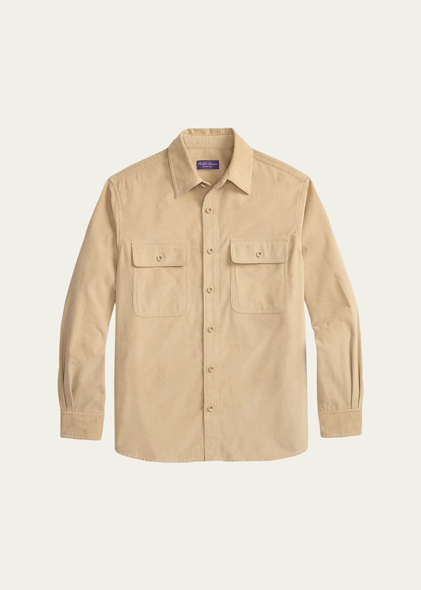 ralph lauren men's button down dress shirts Polo Blue Oxford Shirt Split back yoke with a box pleat ensures a comfortable fit and a greater range of motion Polo Ralph Lauren - Slim-Fit
