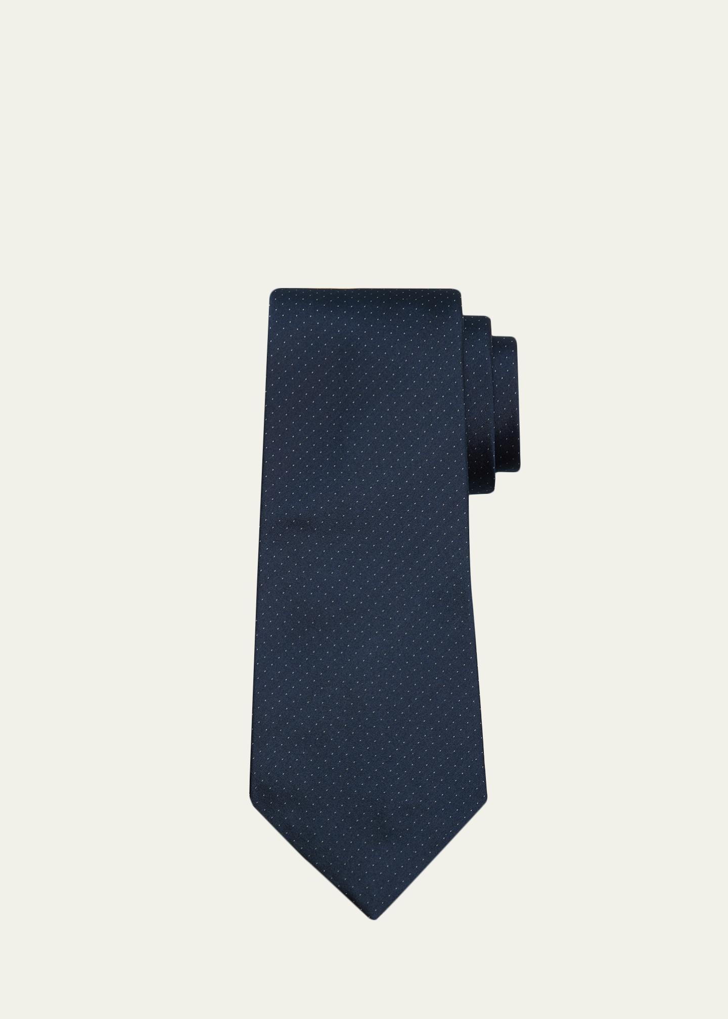 Ralph Lauren Purple Label Men's Pin Dot Silk Tie - Bergdorf Goodman