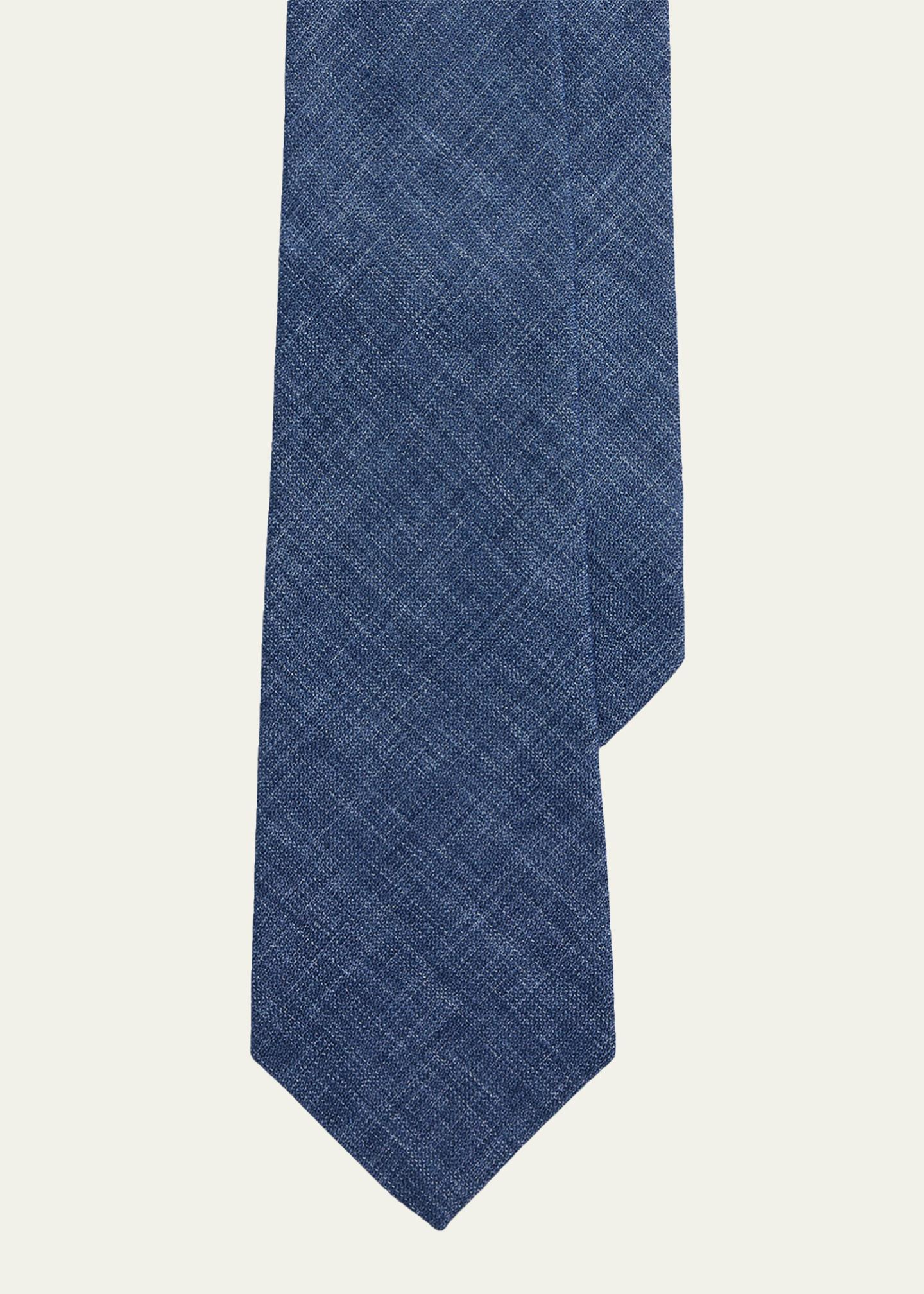Ralph Lauren Purple Label Men's Délavé Linen-Blend Tie - Bergdorf