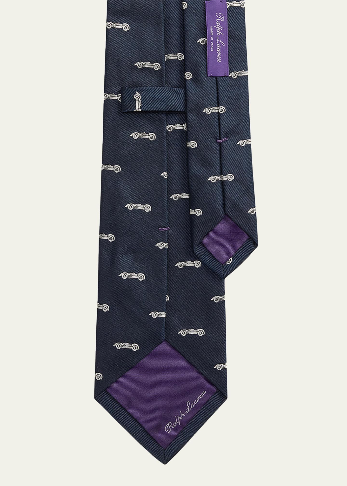 Ralph Lauren Purple Label Men's Silk Racecar Tie - Bergdorf Goodman