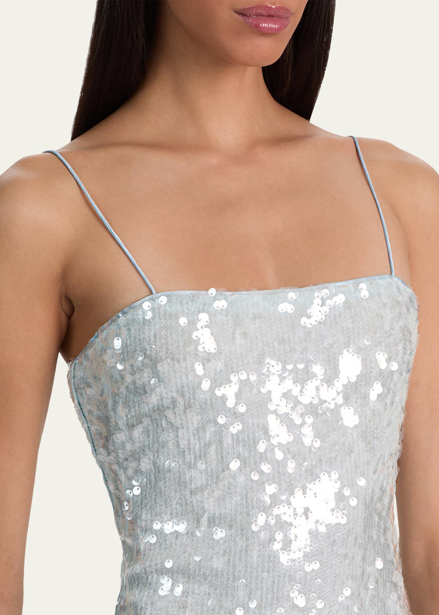 ALICE + OLIVIA Fifi Sequined Midi Dress - Bergdorf Goodman