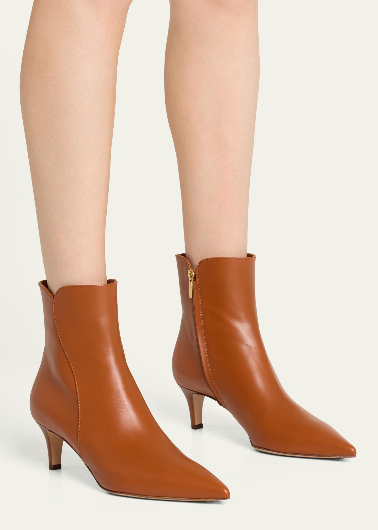 Gianvito Rossi 55mm Nappa Leather Ankle Boots - Bergdorf Goodman
