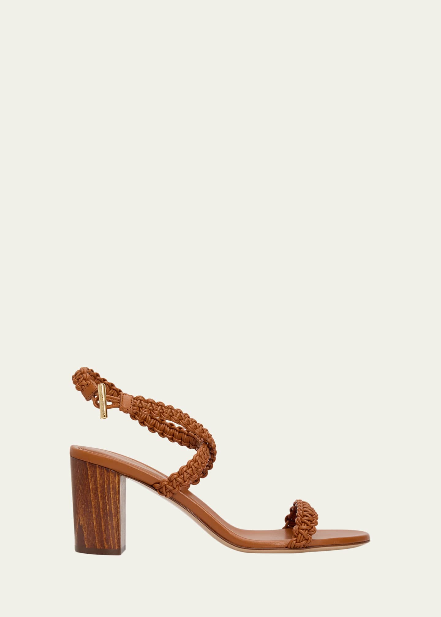 Gianvito Rossi 70mm Braided Leather Sandals - Bergdorf Goodman