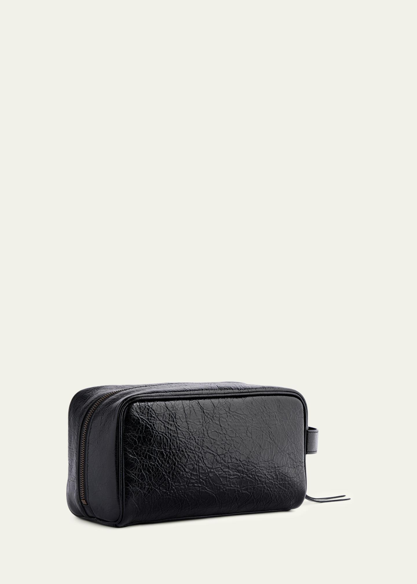 BALENCIAGA レザー ケース Balenciaga Men's Le City Leather Toiletry Bag - Bergdorf Goodman