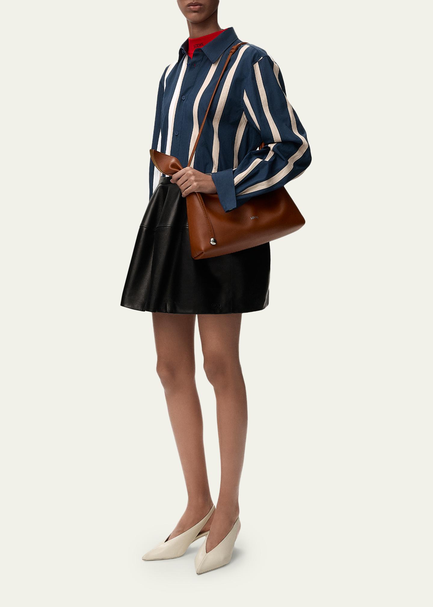 LOEWE Stripe Paneled Button-Down Shirt - Bergdorf Goodman