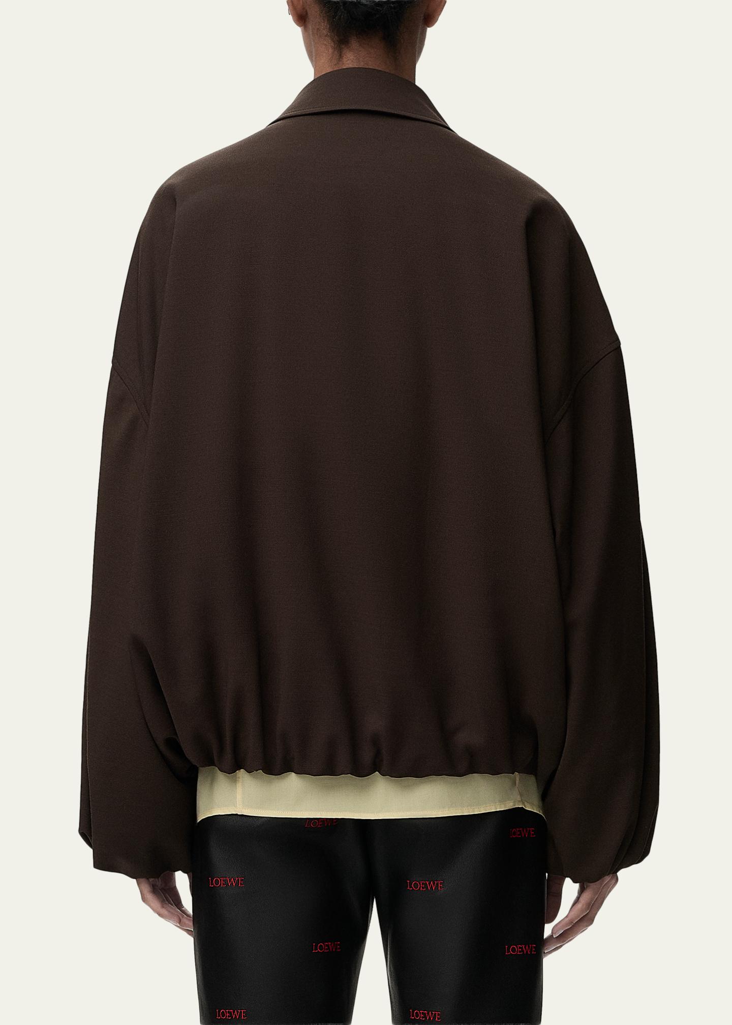LOEWE Balloon Contrast Panel Jacket - Bergdorf Goodman
