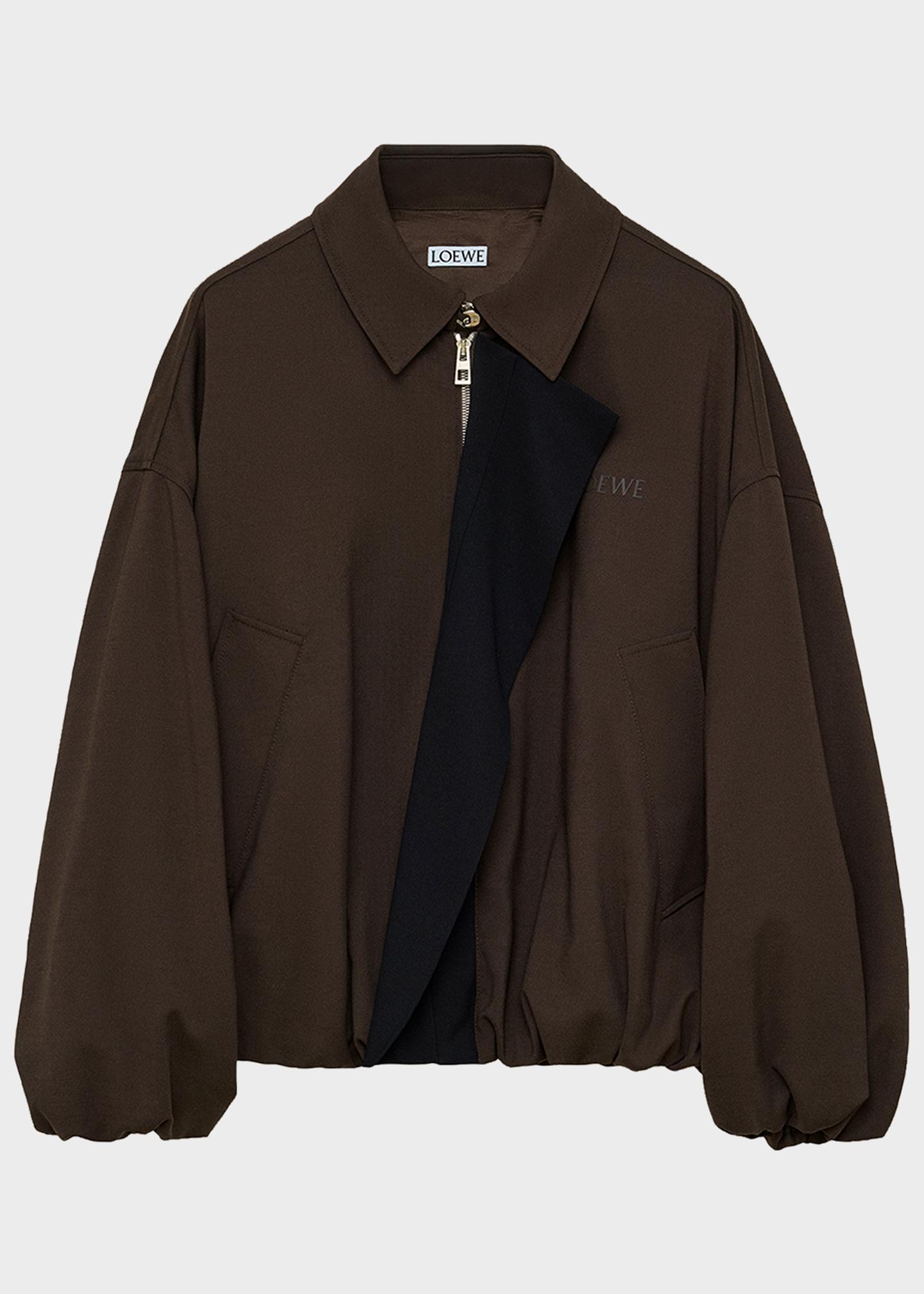 LOEWE Balloon Contrast Panel Jacket - Bergdorf Goodman