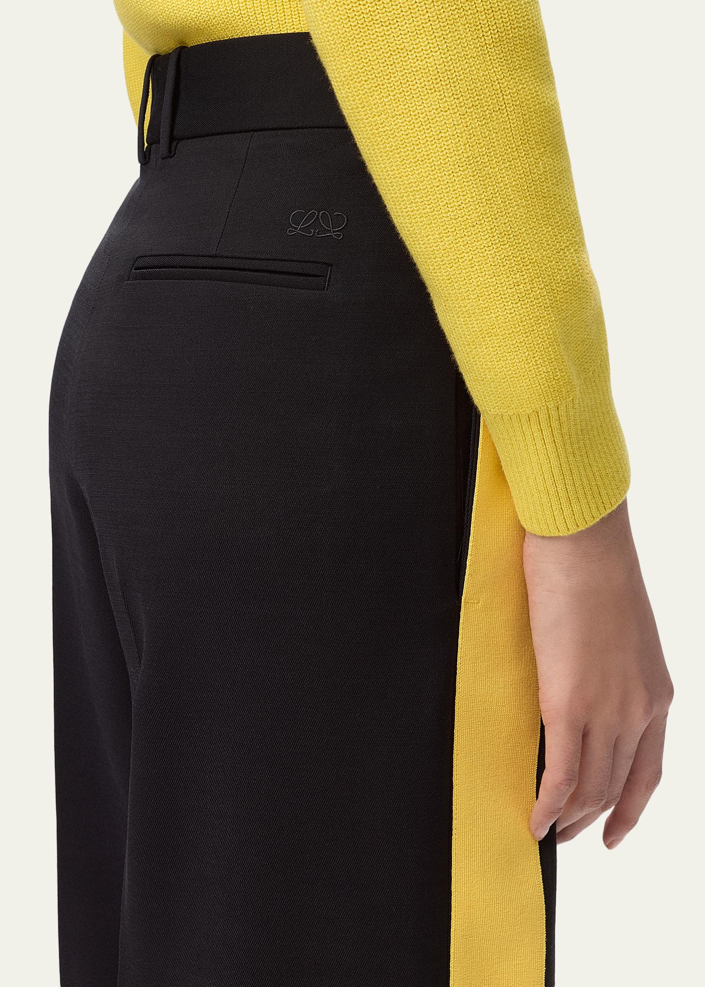 LOEWE Side-Stripe Relaxed-Leg Trousers - Bergdorf Goodman
