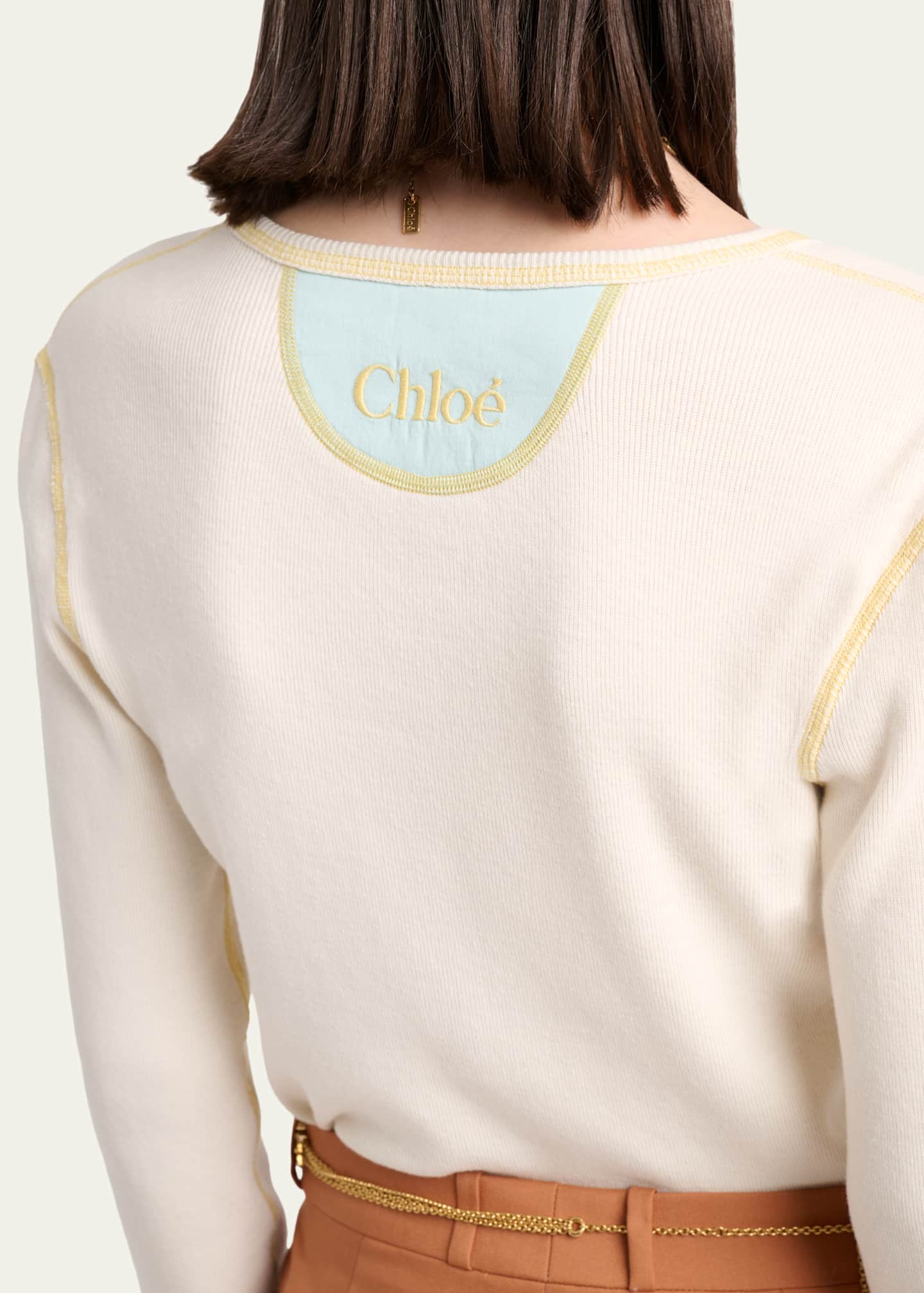 Chloe Ribbed Cotton Jersey Top - Bergdorf Goodman